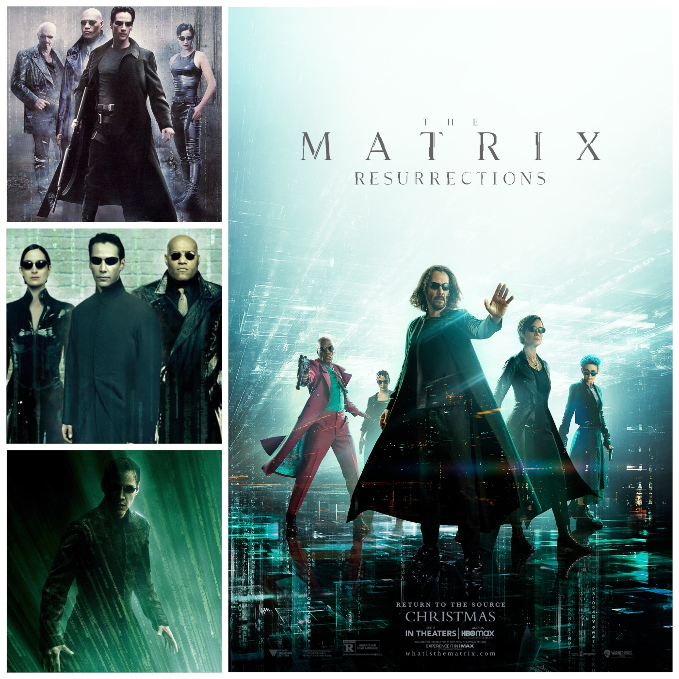 The Matrix Trilogy + The Matrix Resurrections -  سلسلة أفلام ذا ماتريكس + ذا ماتريكس ريزوركشن