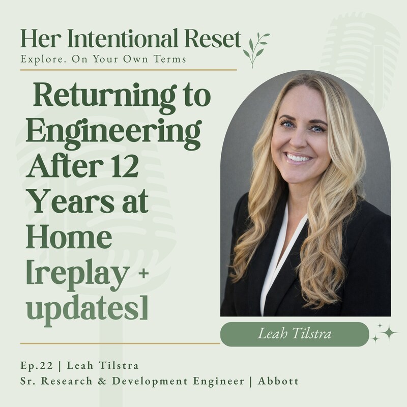 Artwork for podcast Her Intentional Reset: Career changes and second acts for women in midlife