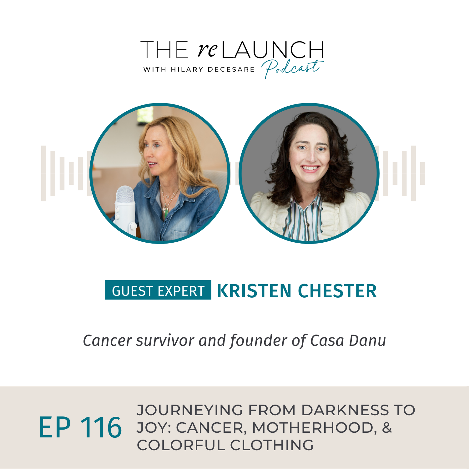 Journeying from Darkness to Joy: Cancer, Motherhood, and Colorful Clothing with Kristen Chester EP116
