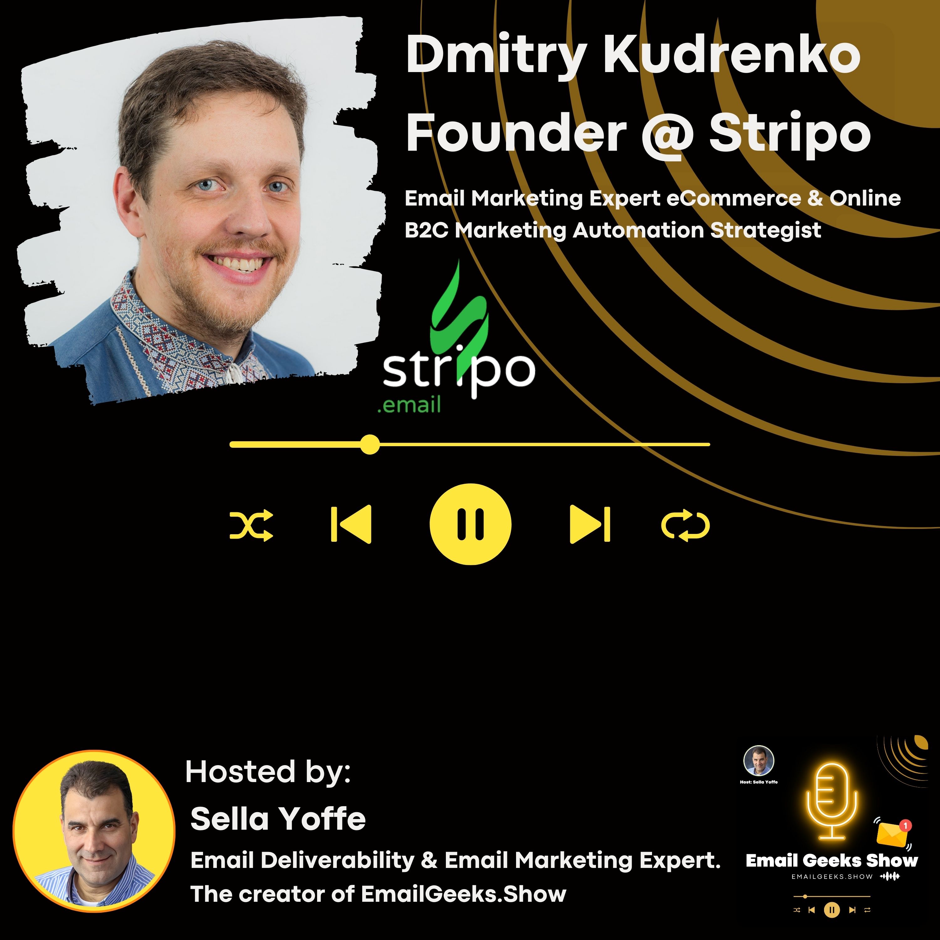 Dmitry Kudrenko Founder @ Stripo - Email Marketing Expert eCommerce and Online B2C Marketing Automation Strategist