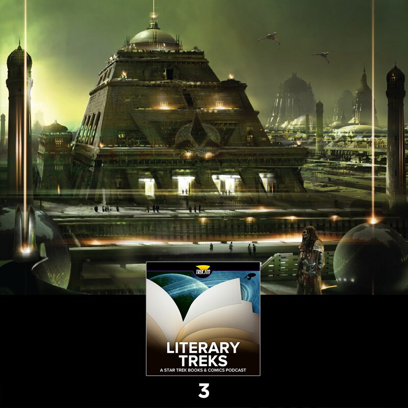 Artwork for podcast Literary Treks: A Star Trek Books and Comics Podcast