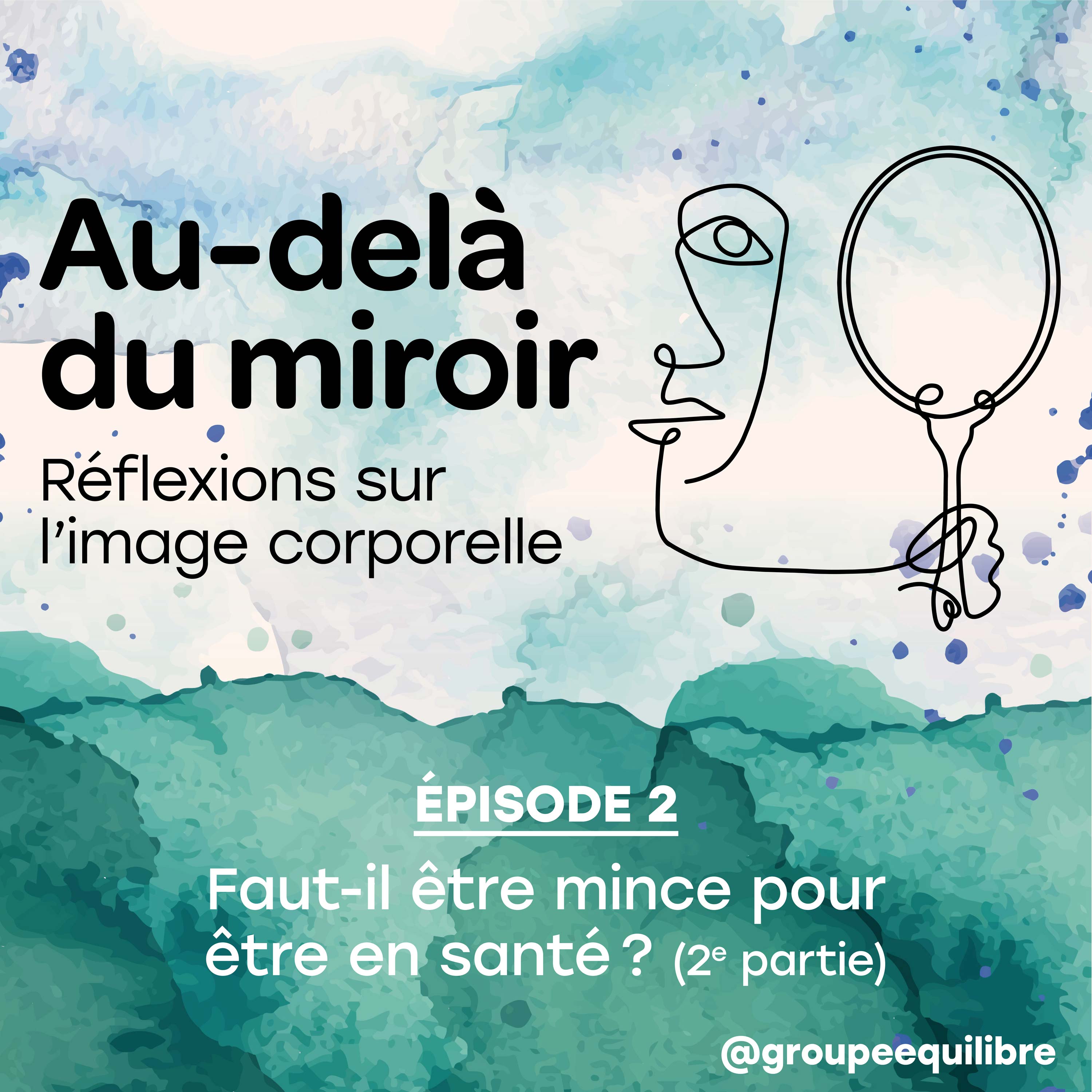 Artwork for podcast Au-delà du miroir : réflexions sur l'image corporelle