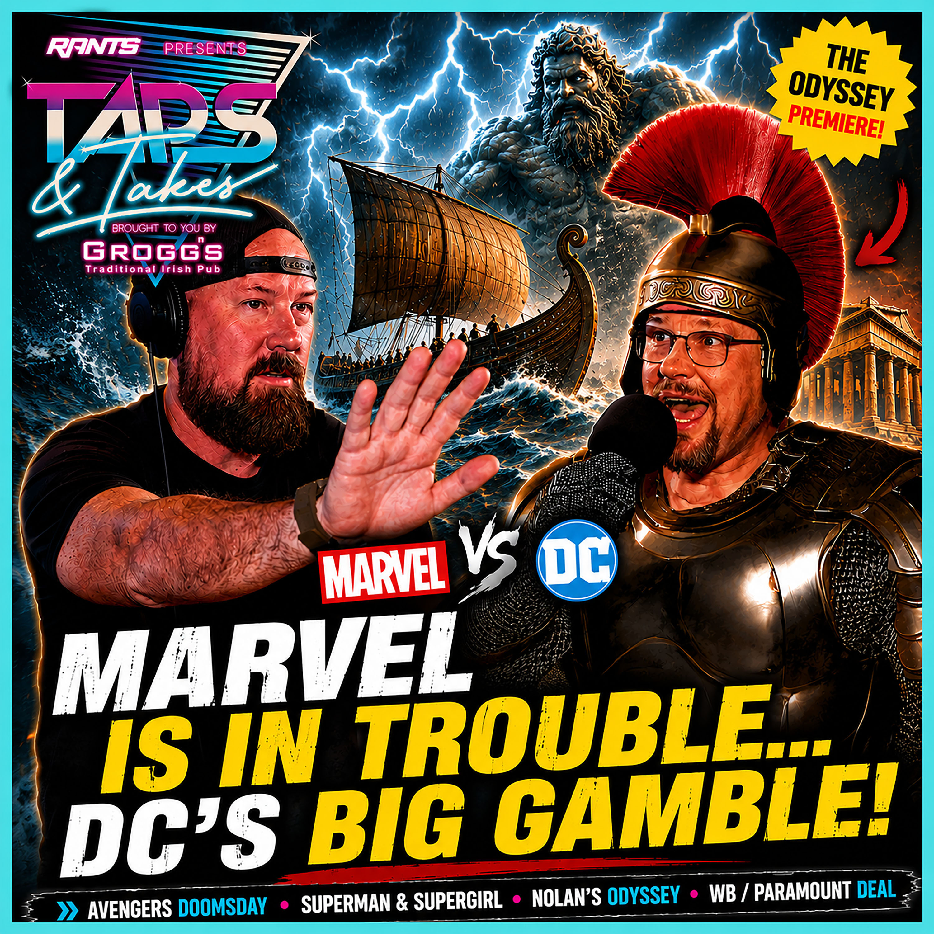 Marvel Is in Trouble, DC Follows Suit & The Odyssey Conundrum | Taps and Takes episode artwork