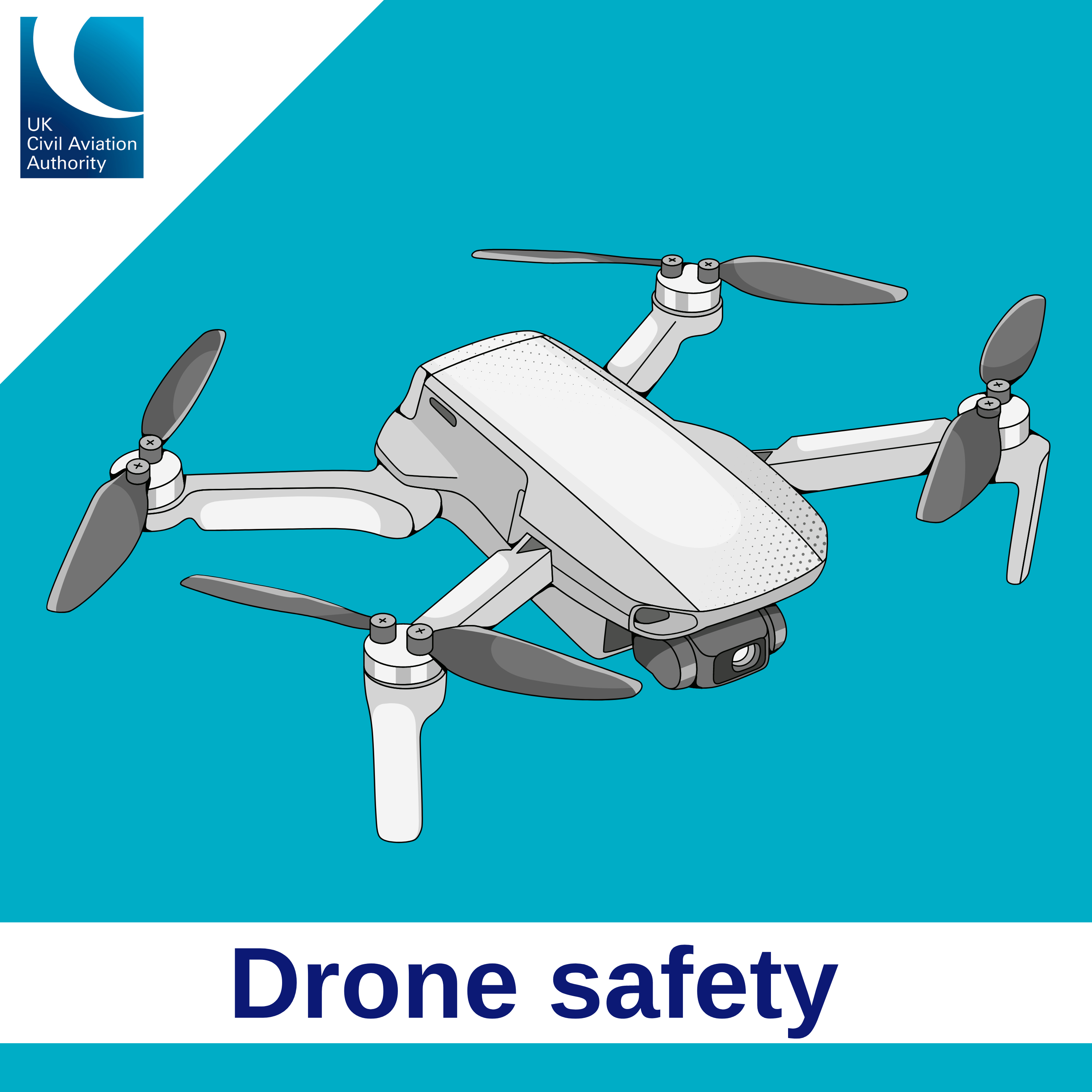 Show artwork for CAA Drone safety