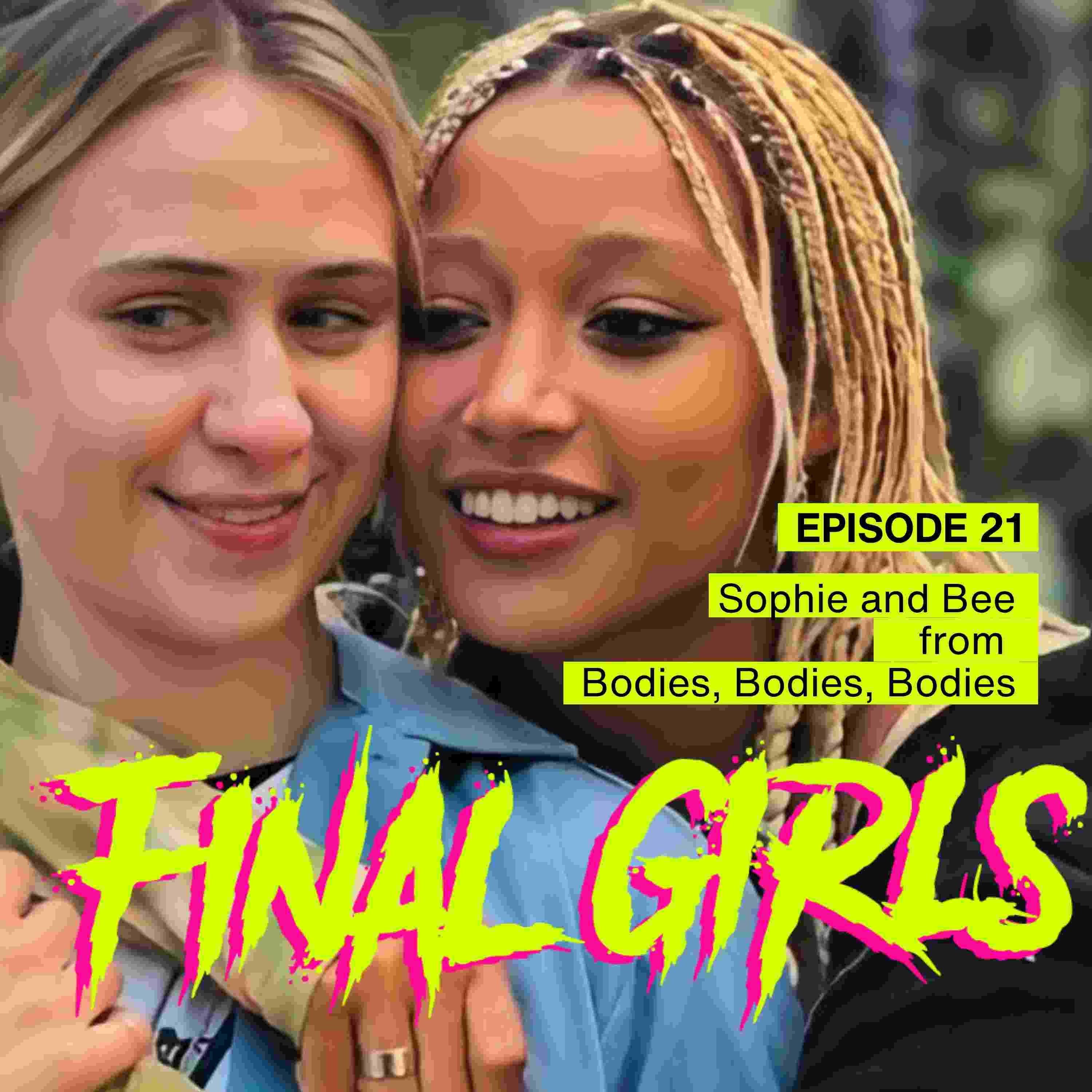 Sophie and Bee from Bodies Bodies Bodies