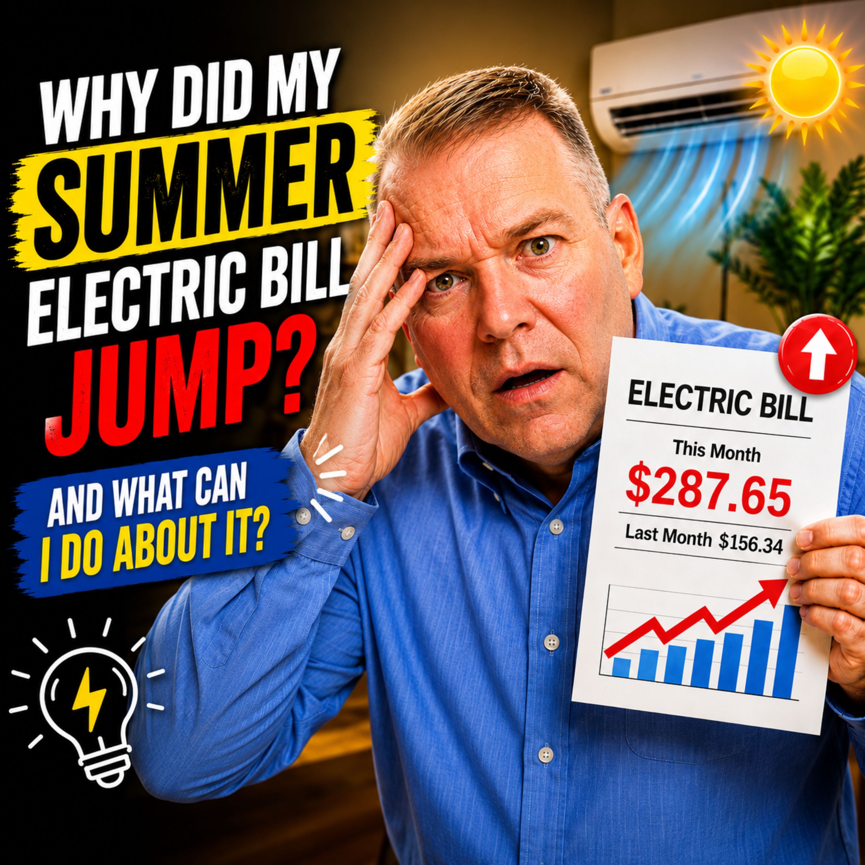 Why Did My Summer Electric Bill Jump and What Can I Do About It?