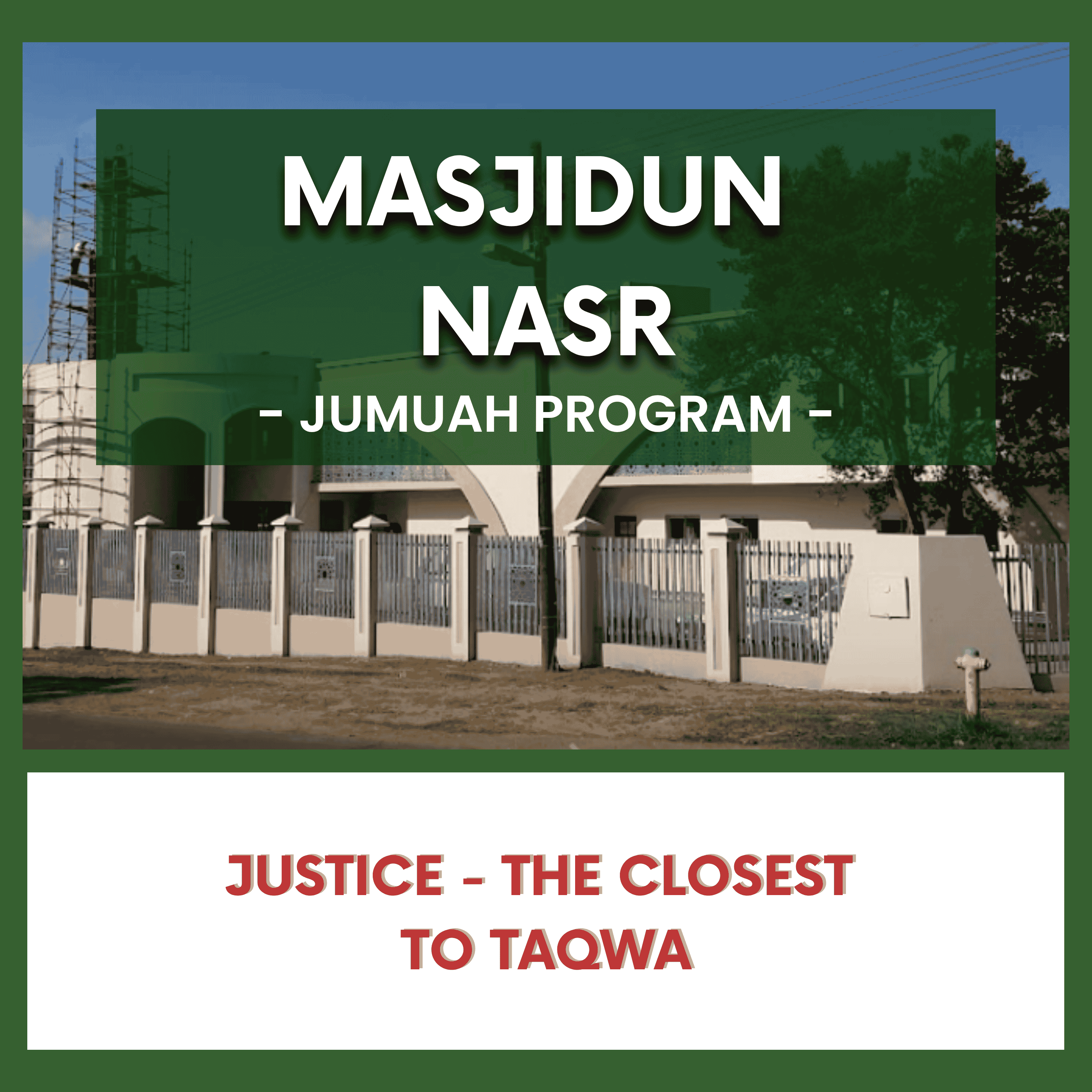 Justice - The Closest to Taqwa by ML Mohsien Jhetam episode artwork