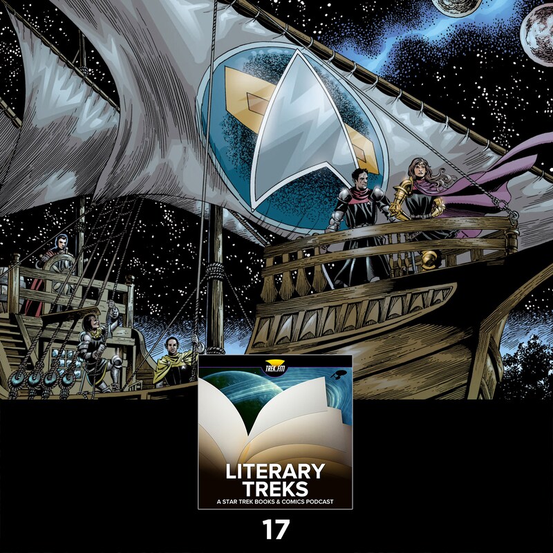 Artwork for podcast Literary Treks: A Star Trek Books and Comics Podcast