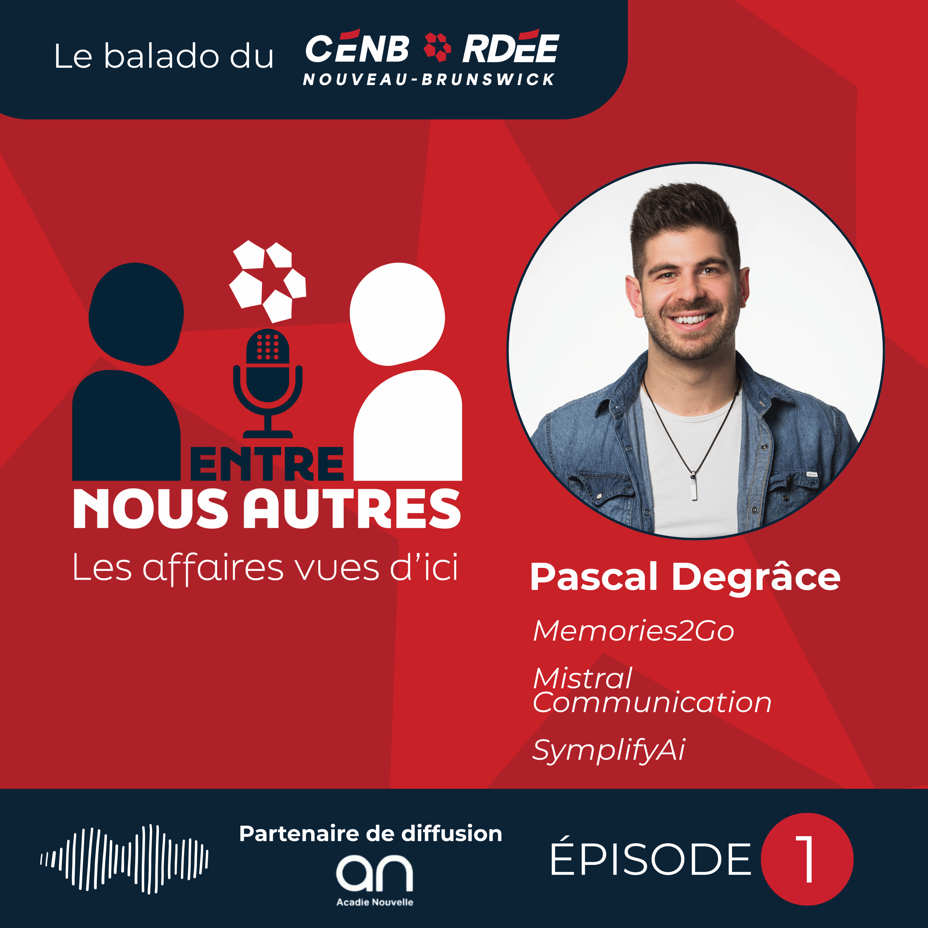Épisode 1 - S’adapter pour durer | Pascal DeGrâce | IA & Entrepreneuriat au NB episode artwork