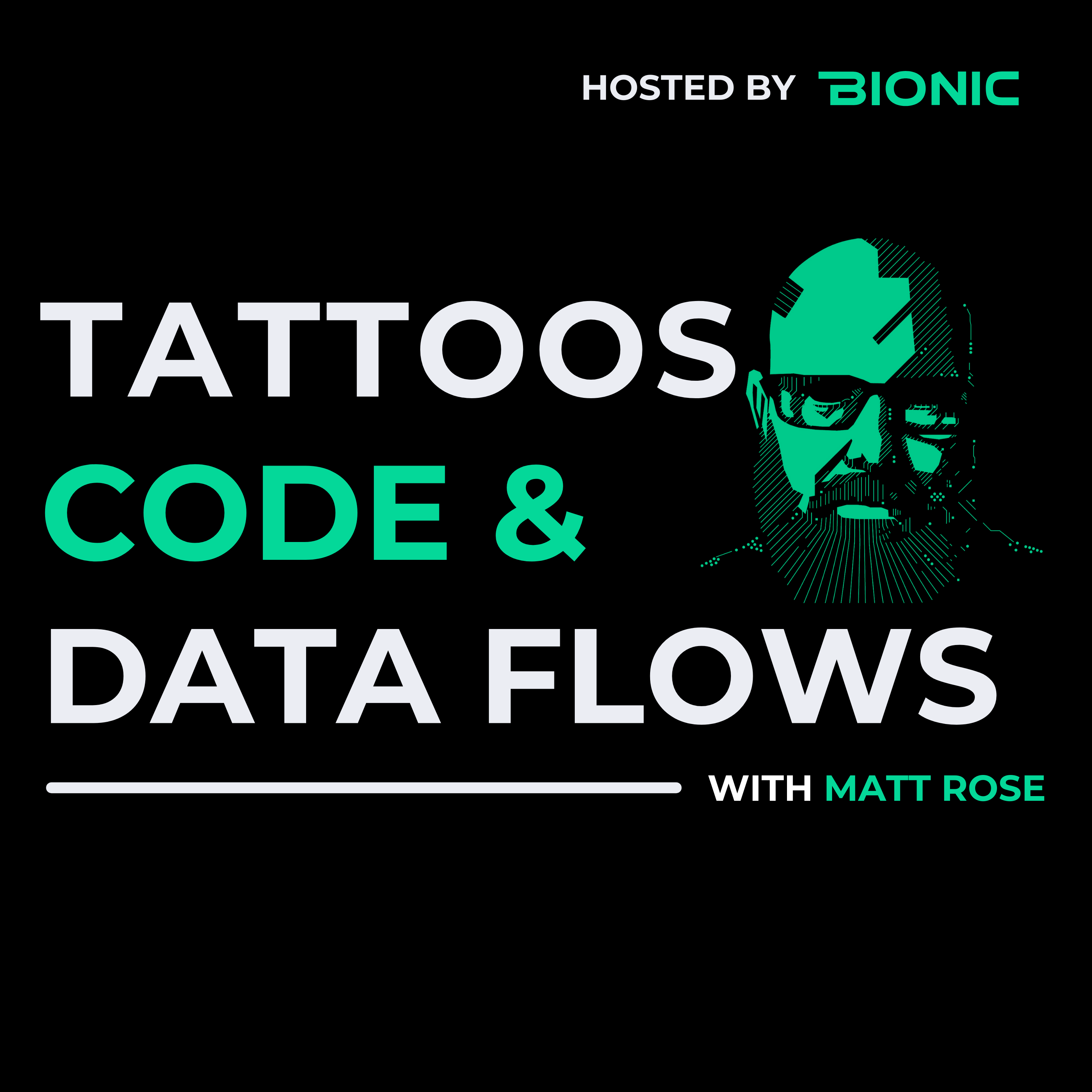 Artwork for podcast Tattoos, Code, & Data Flows