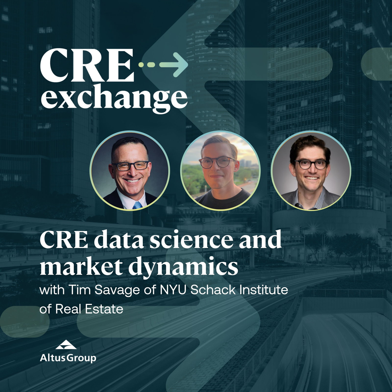 CRE data science and market dynamics with Tim Savage episode artwork