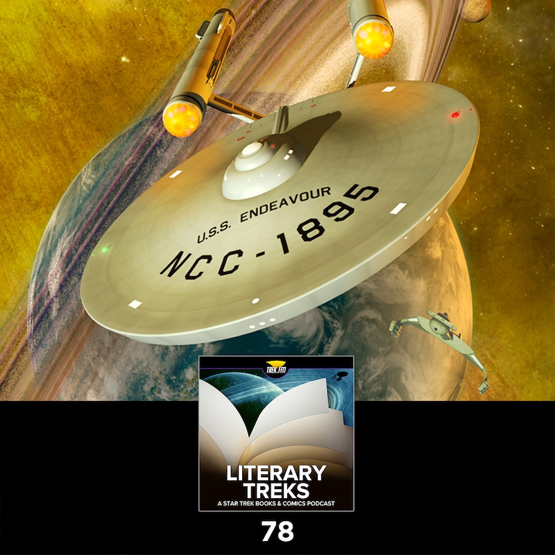 Artwork for podcast Literary Treks: A Star Trek Books and Comics Podcast