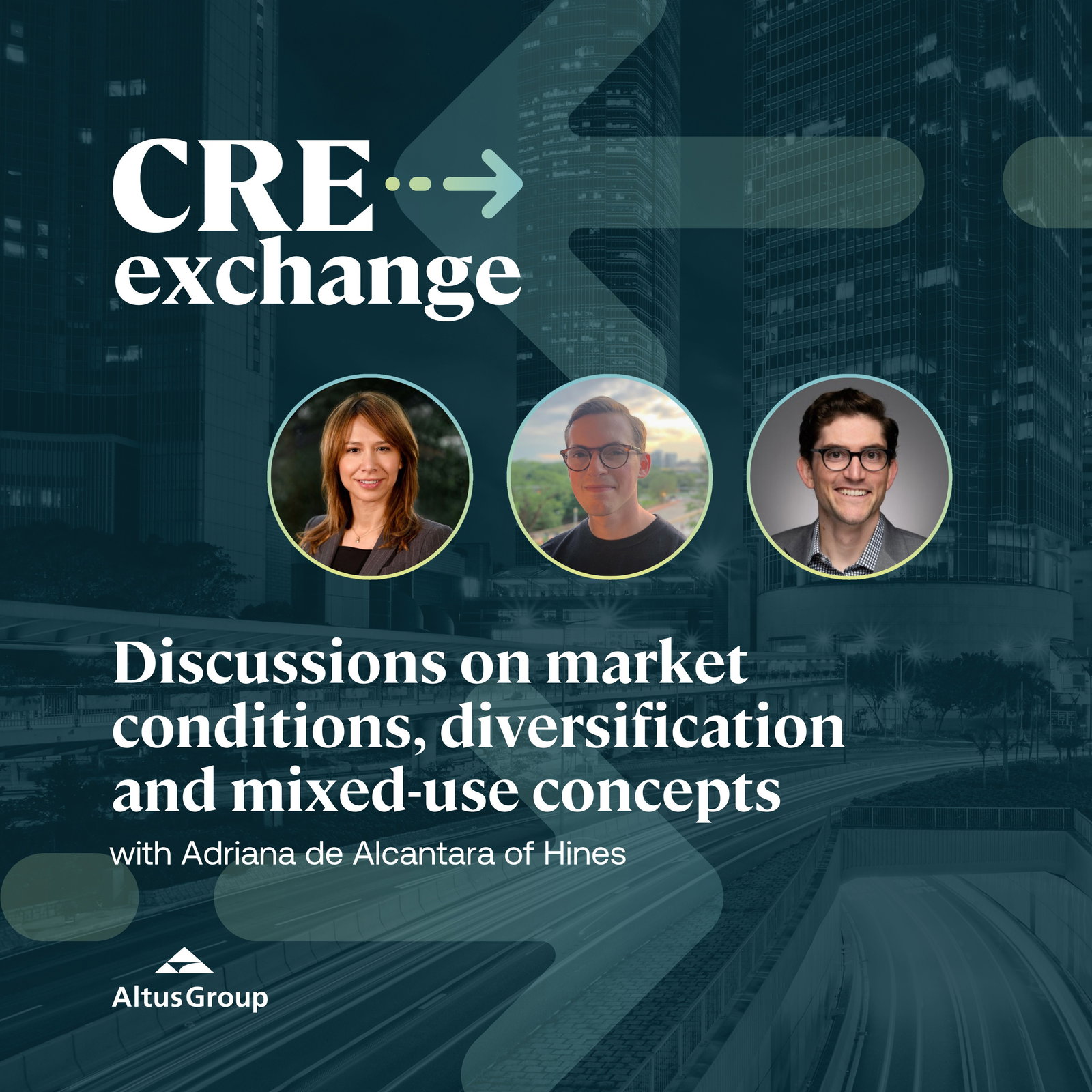 Discussions on market conditions, diversification and mixed-use concepts with Hines’ de Alcantara episode artwork