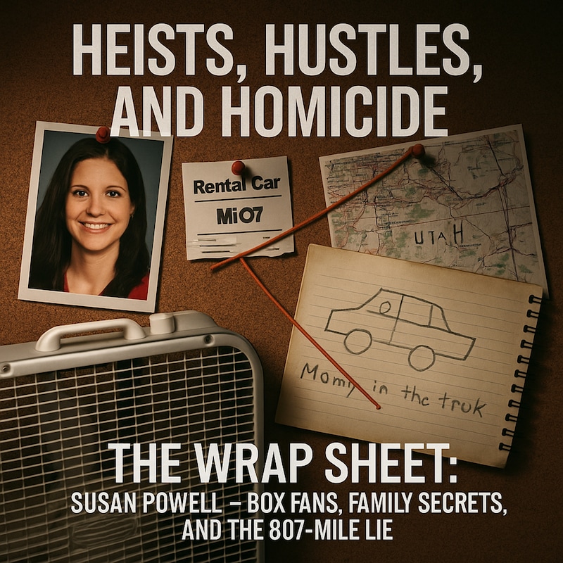 Artwork for podcast Heists, Hustles, and Homicide