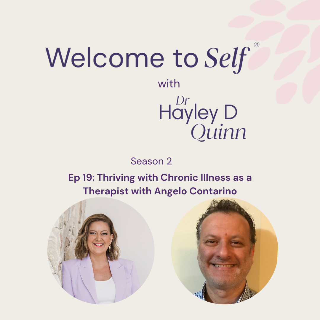 Episode #19 Thriving with Illness as a Therapist with Dr Angelo Contarino episode artwork