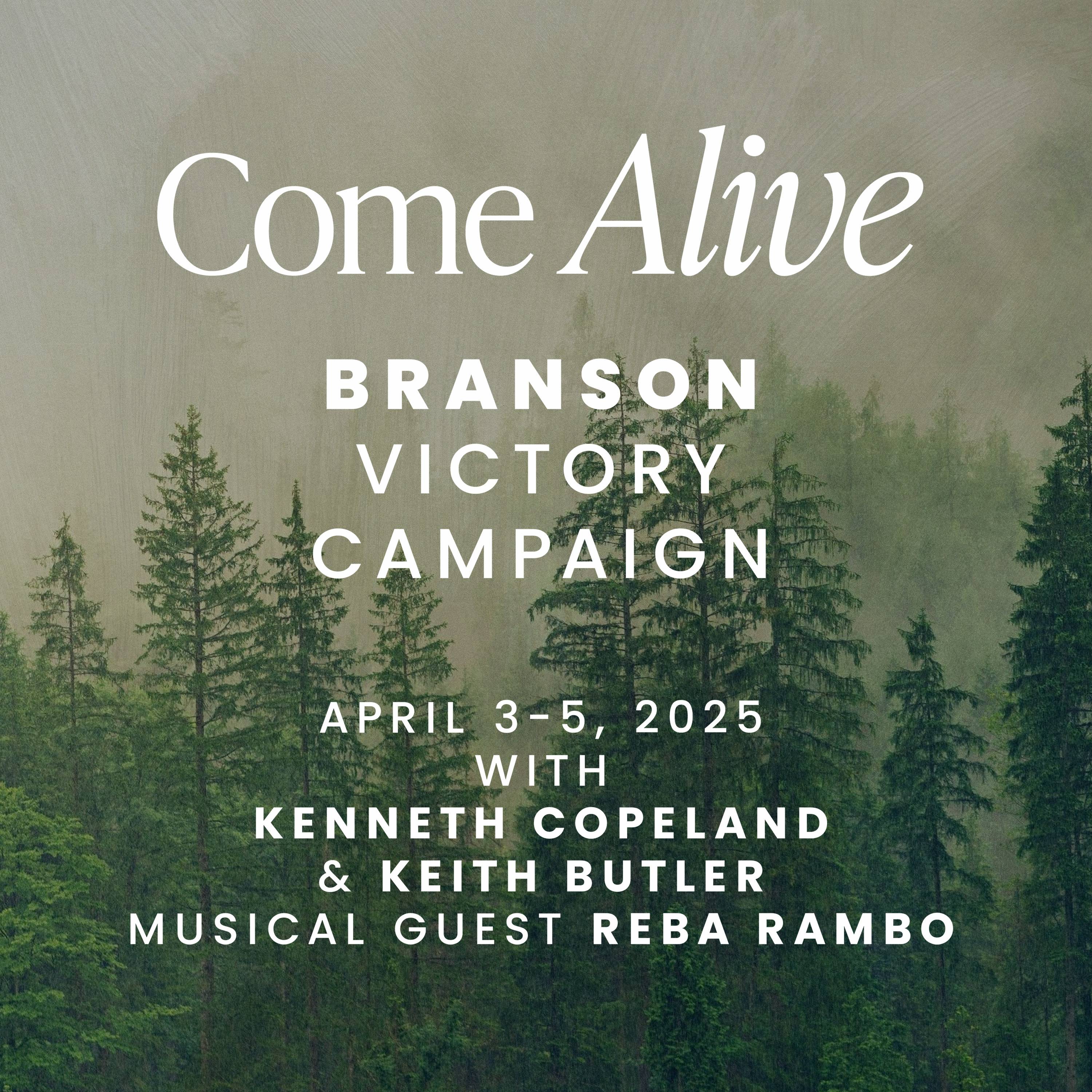 Branson Victory Campaign | Introducing the Spirit of Power - Kenneth Copeland | Sat., 7 p.m.