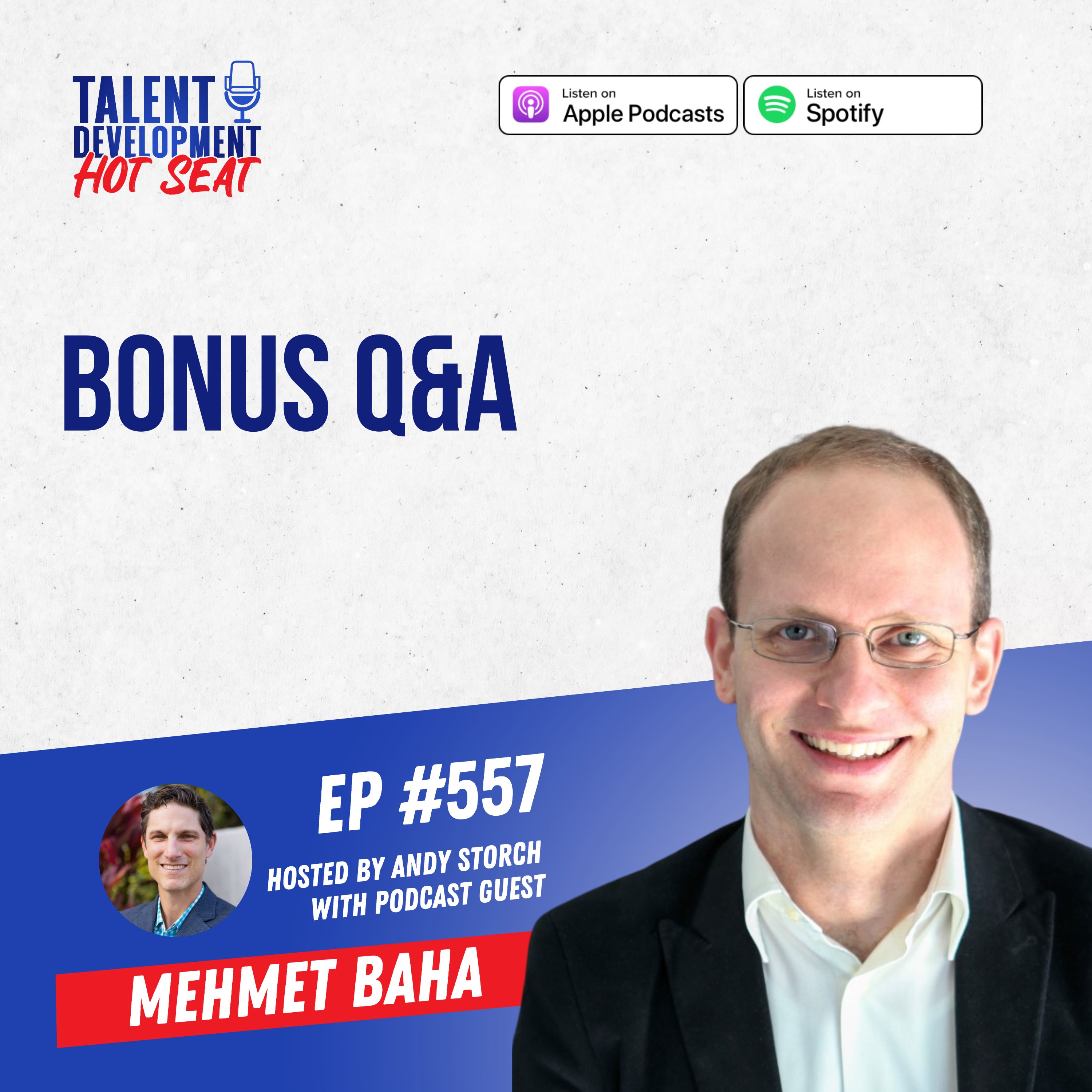 Bonus Q&A with Mehmet Baha