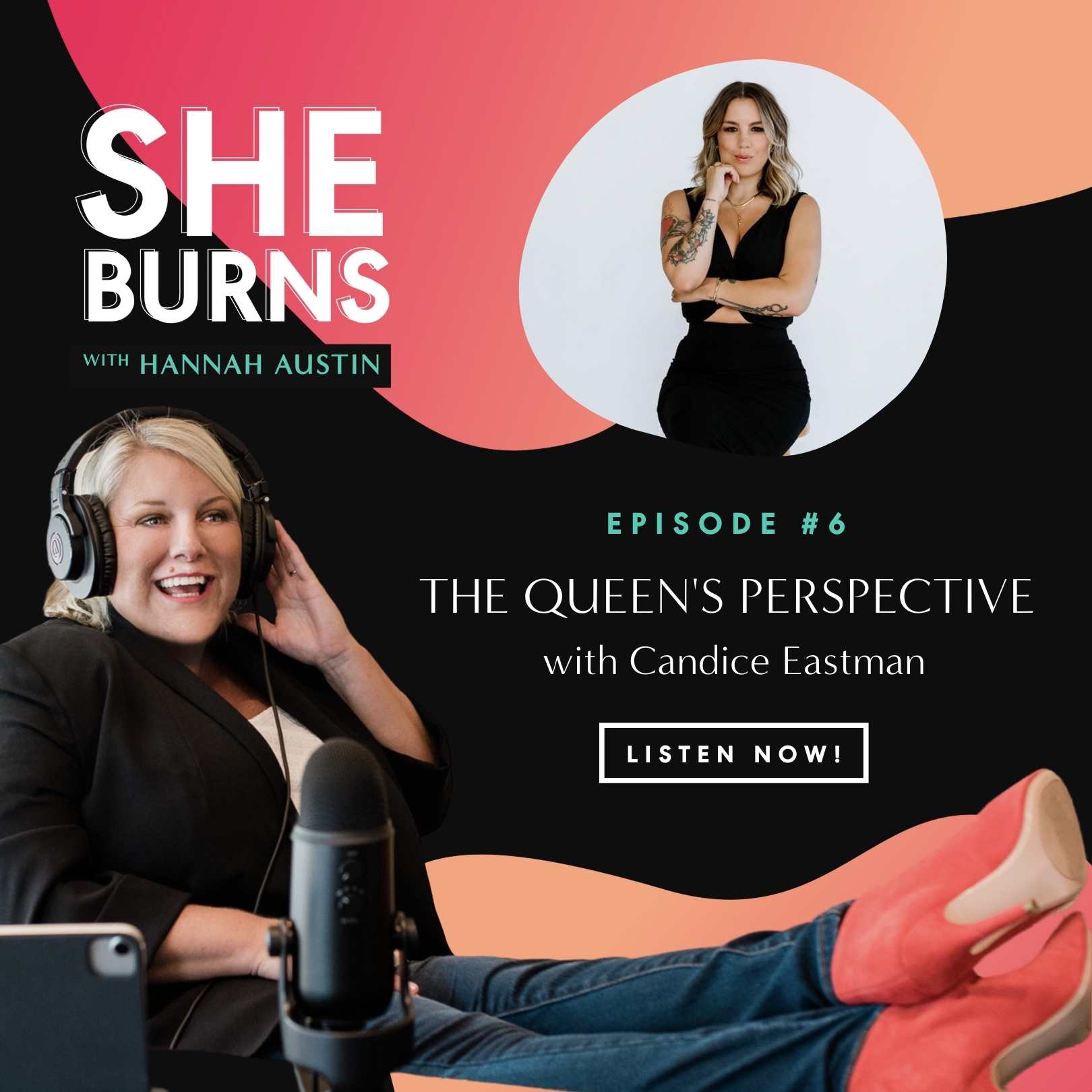 Artwork for podcast She Burns with Hannah Austin