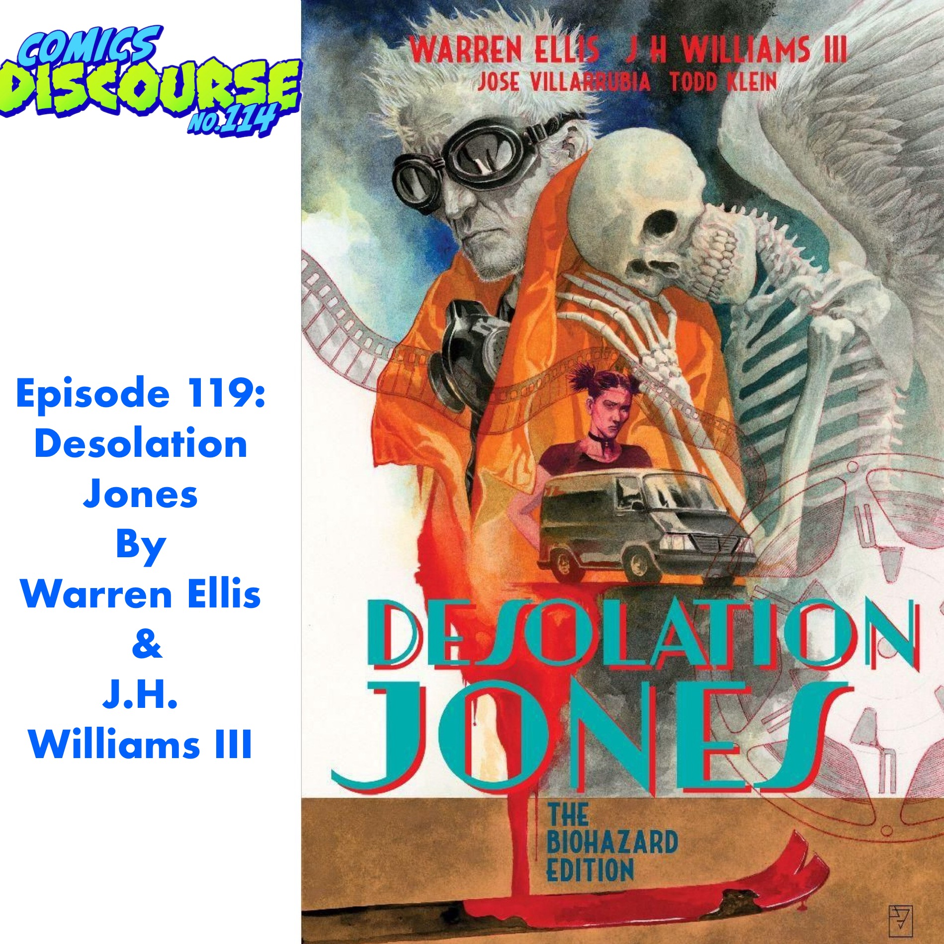 Episode 119: Desolation Jones by Warren Ellis & J.H. Williams III