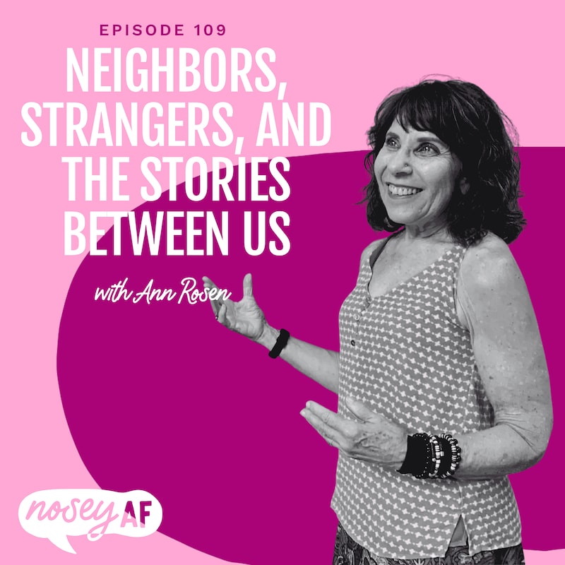 Artwork for podcast noseyAF: Conversations about Art, Activism, and Social Change