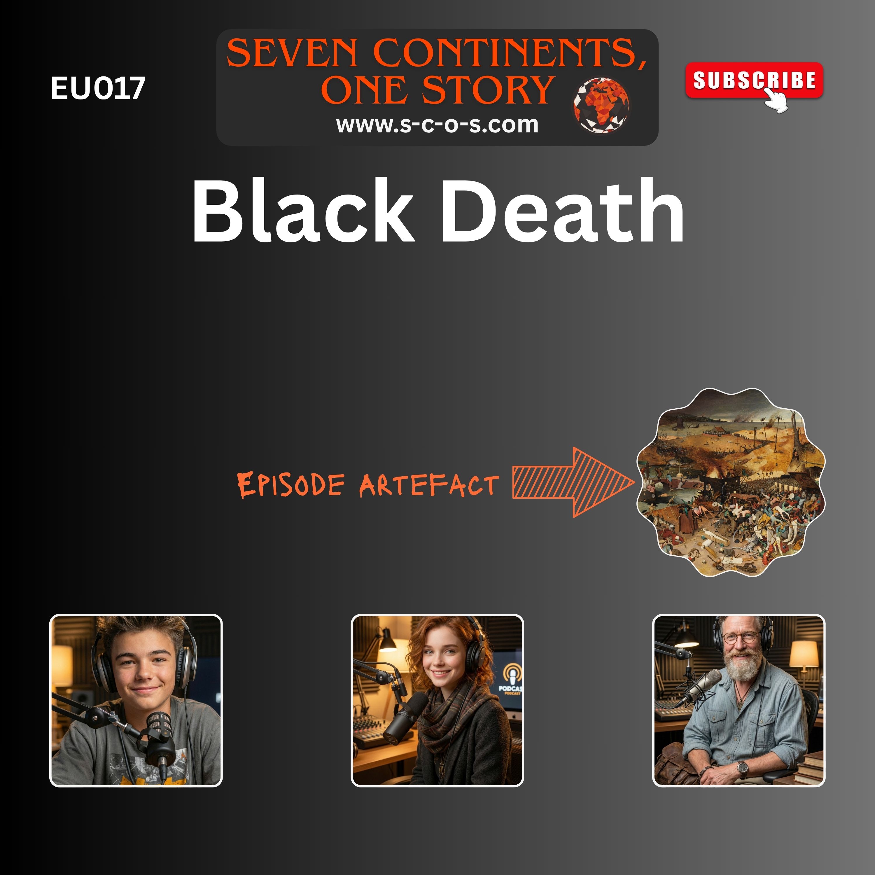 EU017 - Black Death - The Plague That Broke Medieval Europe episode artwork