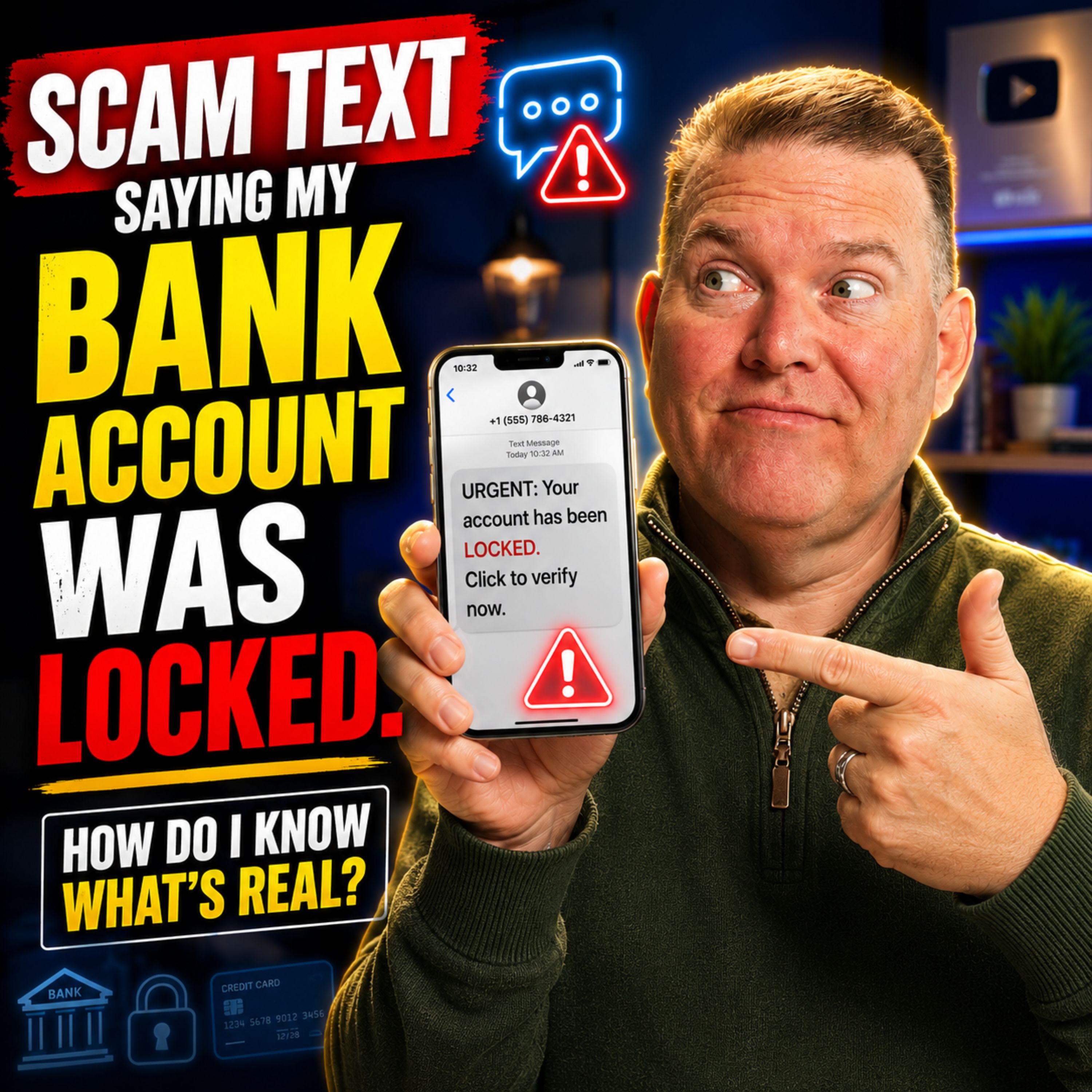 I Got a Scam Text Saying My Bank Account Was Locked. How Do I Know What's Real?