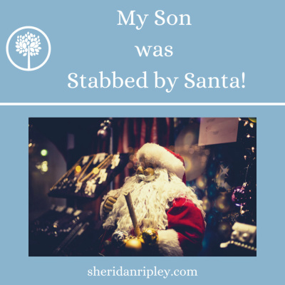 #40 How in the world was my son accidently stabbed by Santa? episode artwork