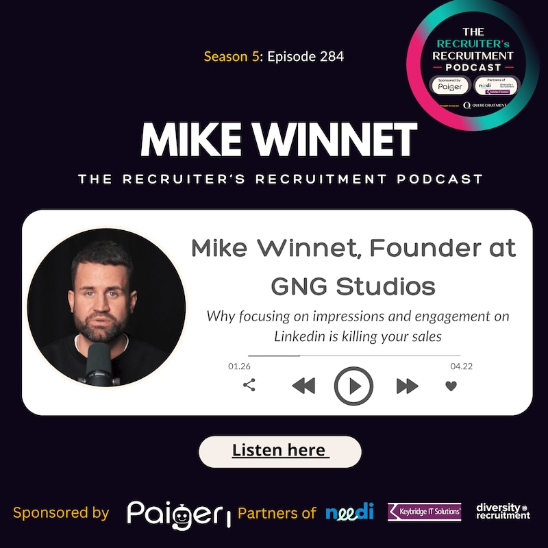 Artwork for podcast The Recruiter's Recruitment Podcast