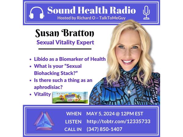 Susan Bratton sexual vitality expert joins us to discuss Desire and Longevity episode artwork