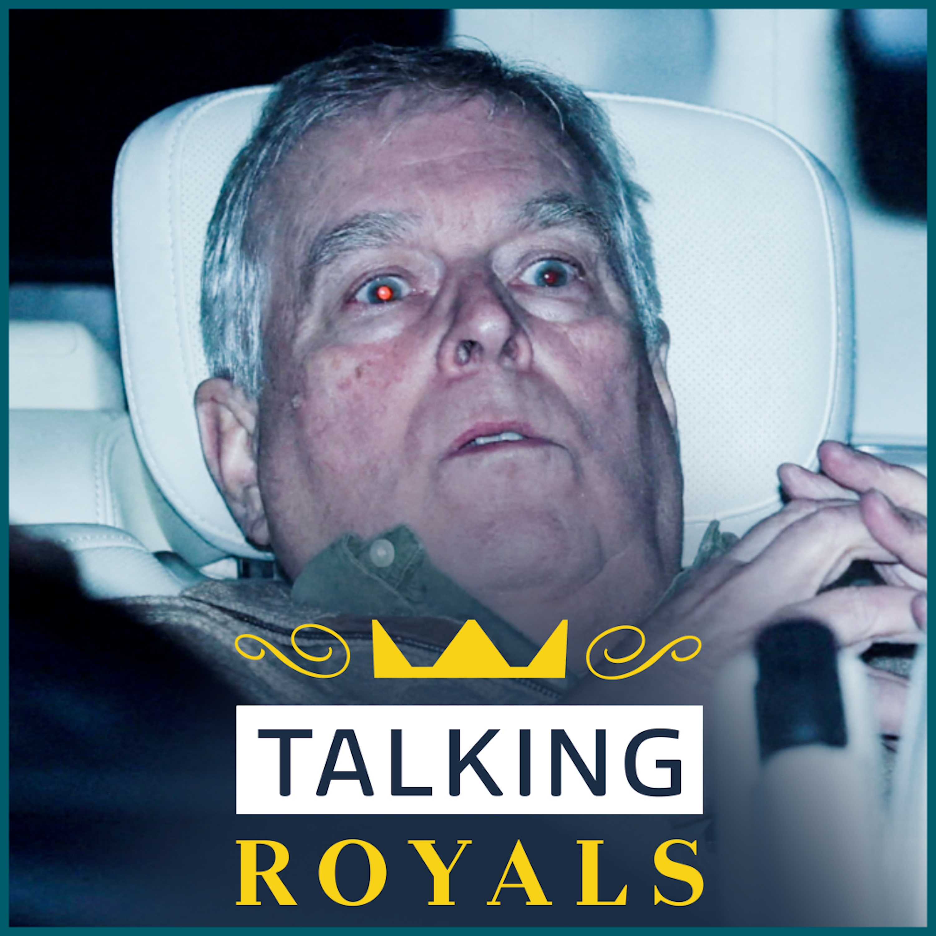 How was this iconic image of Andrew Mountbatten-Windsor leaving a police station captured?