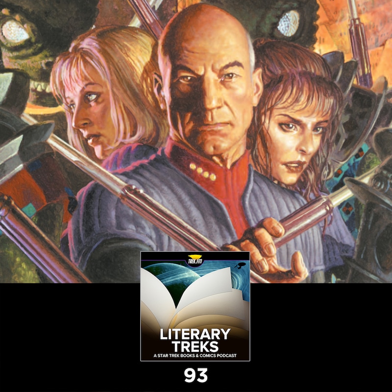 Artwork for podcast Literary Treks: A Star Trek Books and Comics Podcast