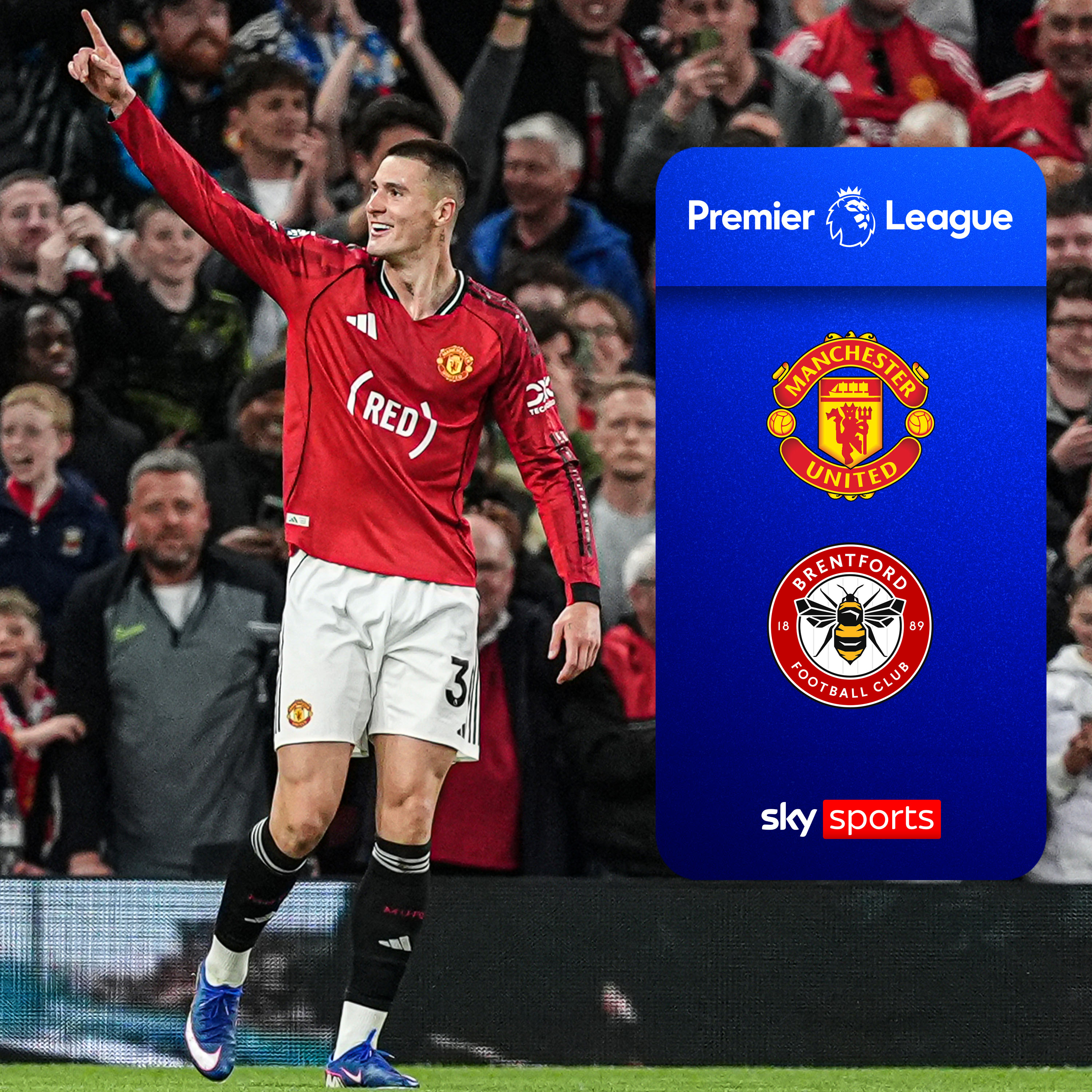 Man Utd defeat Brentford to edge closer to Champions League qualification