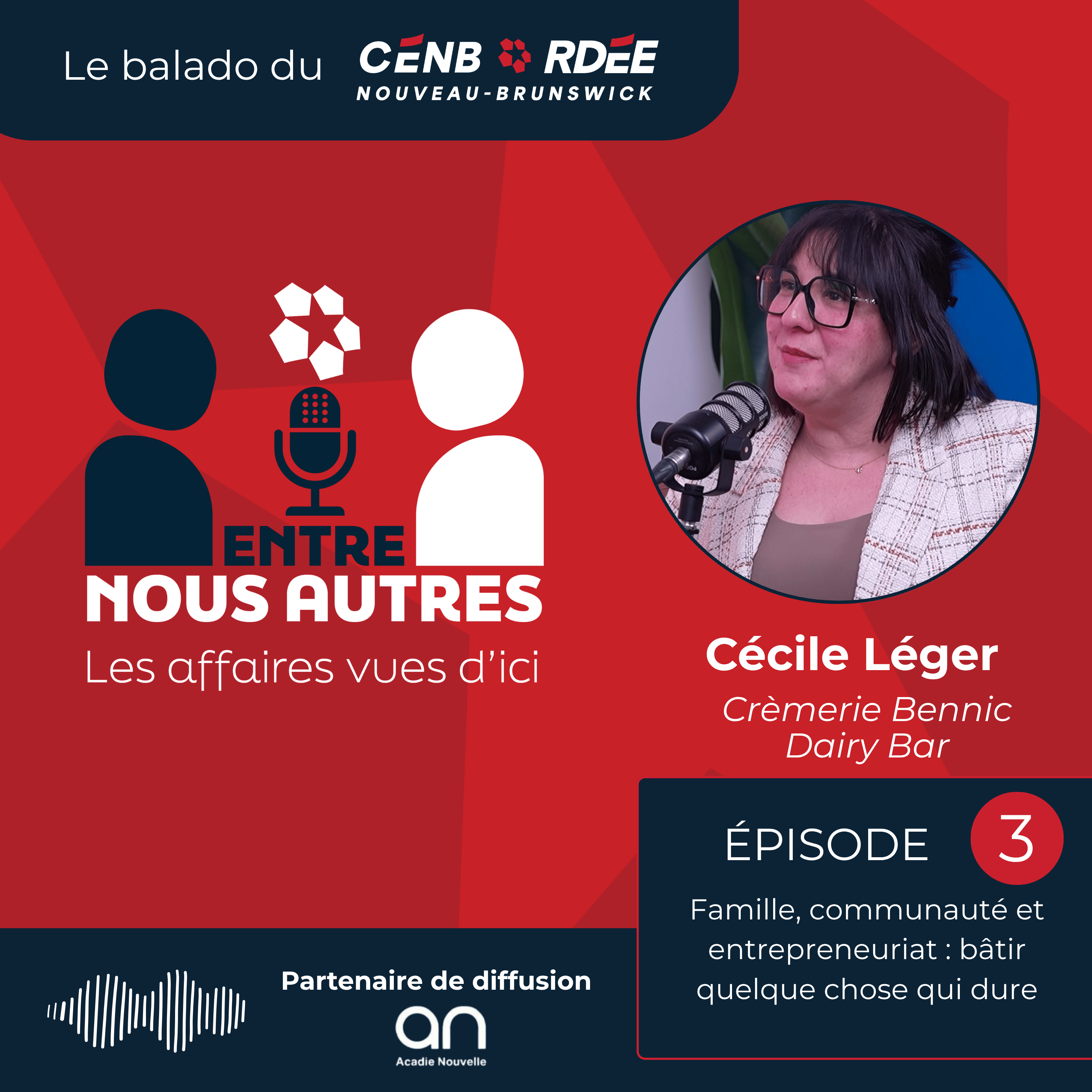Épisode 3 – Famille, communauté et entrepreneuriat : bâtir quelque chose qui dure | Cécile Léger episode artwork