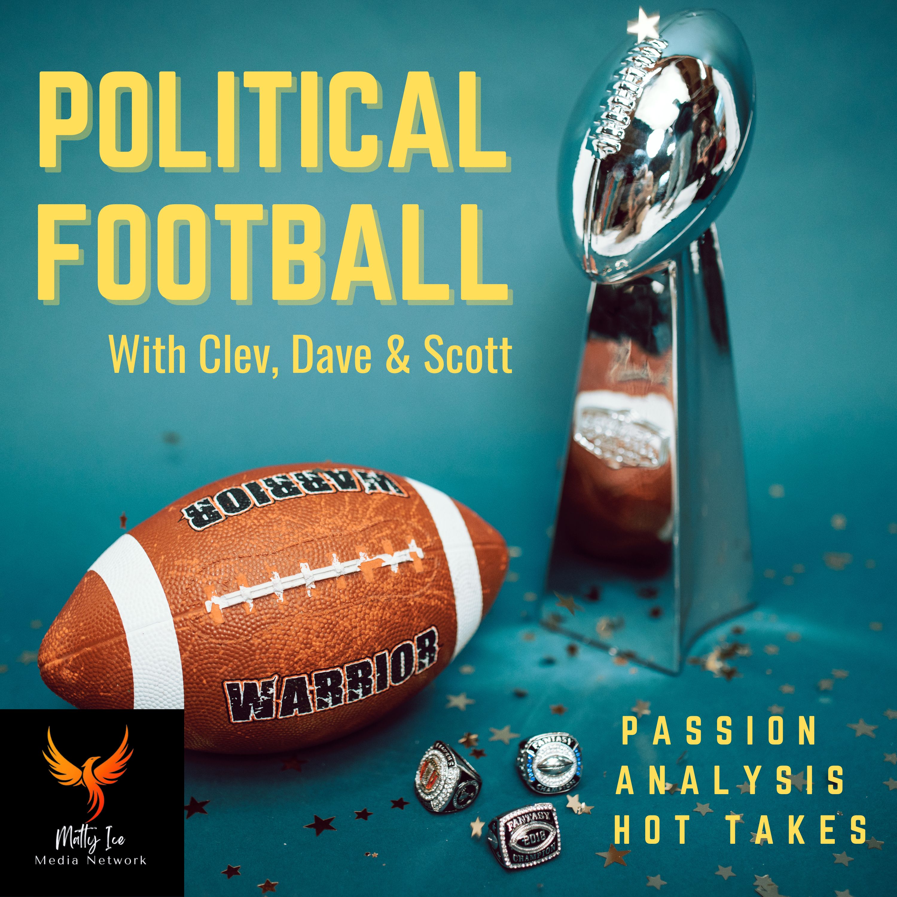 Artwork for Political Football with Clev, Dave & Scott