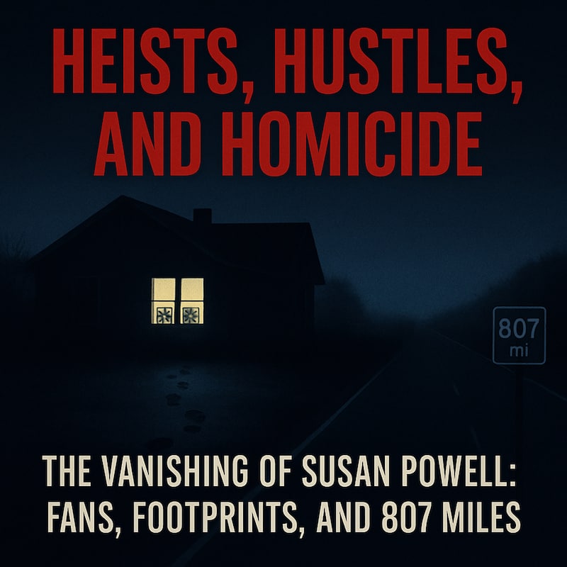 Artwork for podcast Heists, Hustles, and Homicide