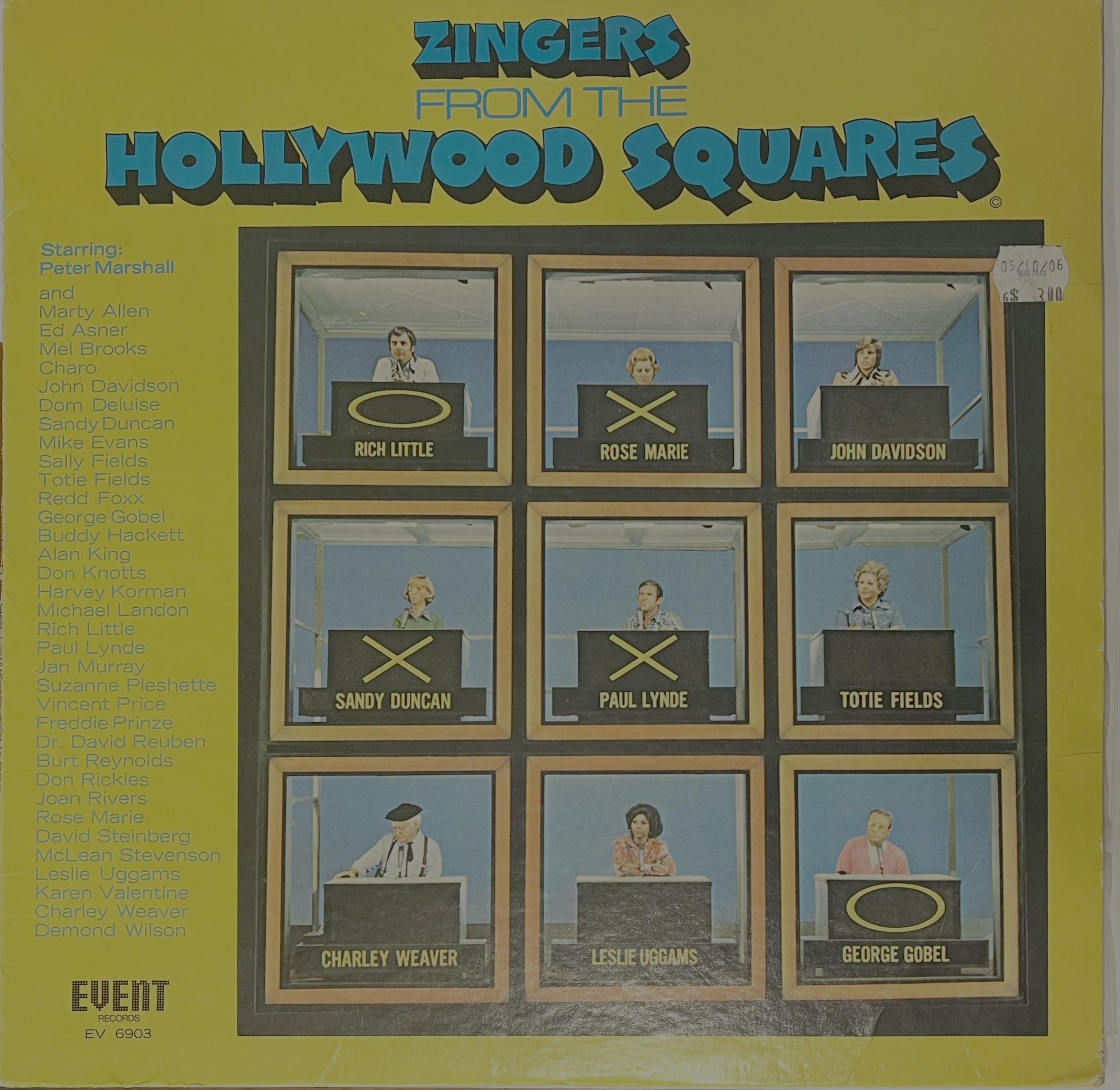 Episode 9: Kliph Nesteroff listens to "Zingers from the Hollywood Squares" episode artwork