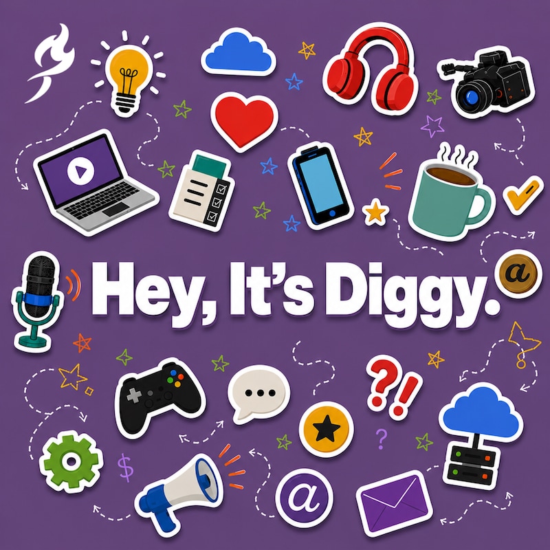 Artwork for podcast Hey It's Diggy
