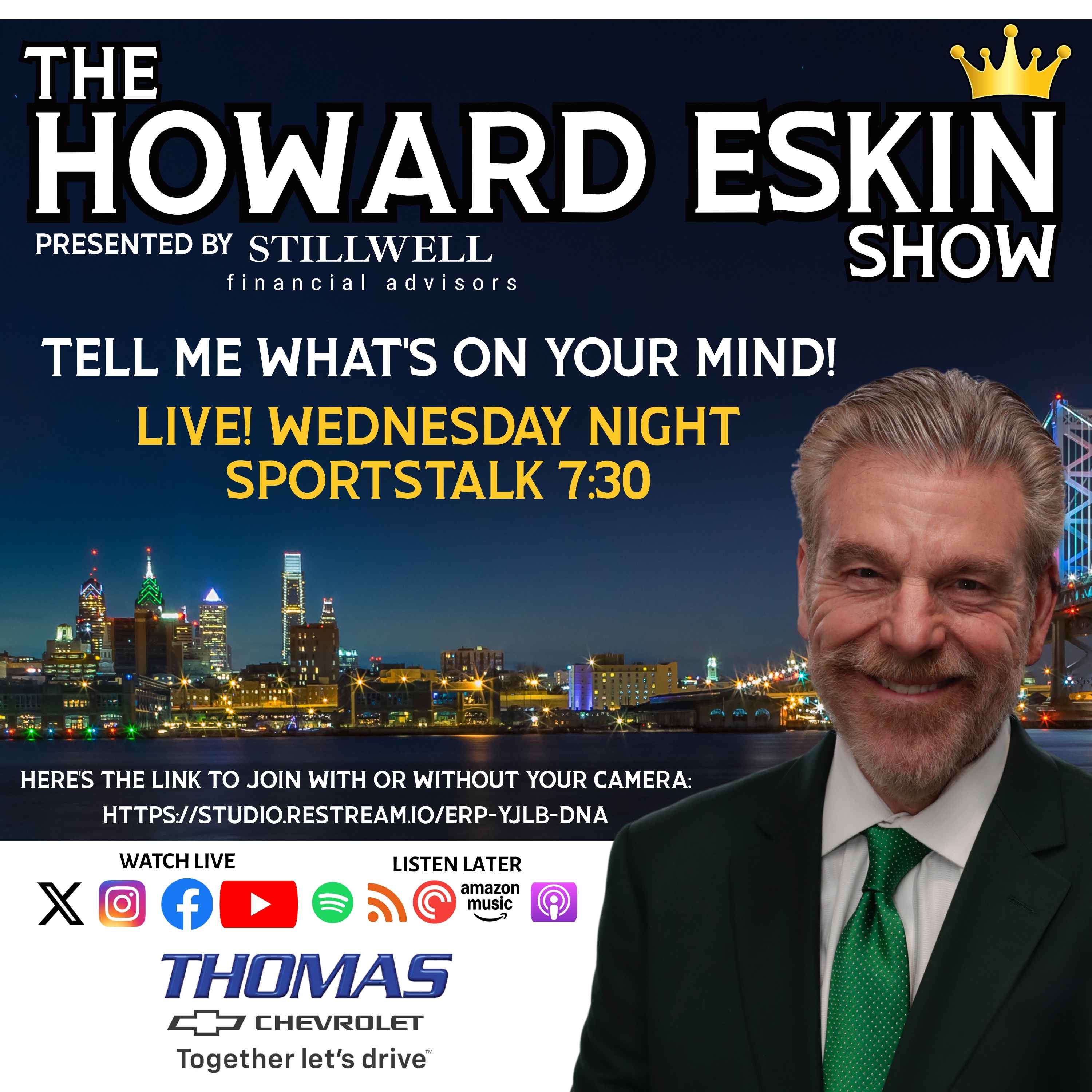 The Howard Eskin Show - #142 - Sports Talk with YOU! episode artwork