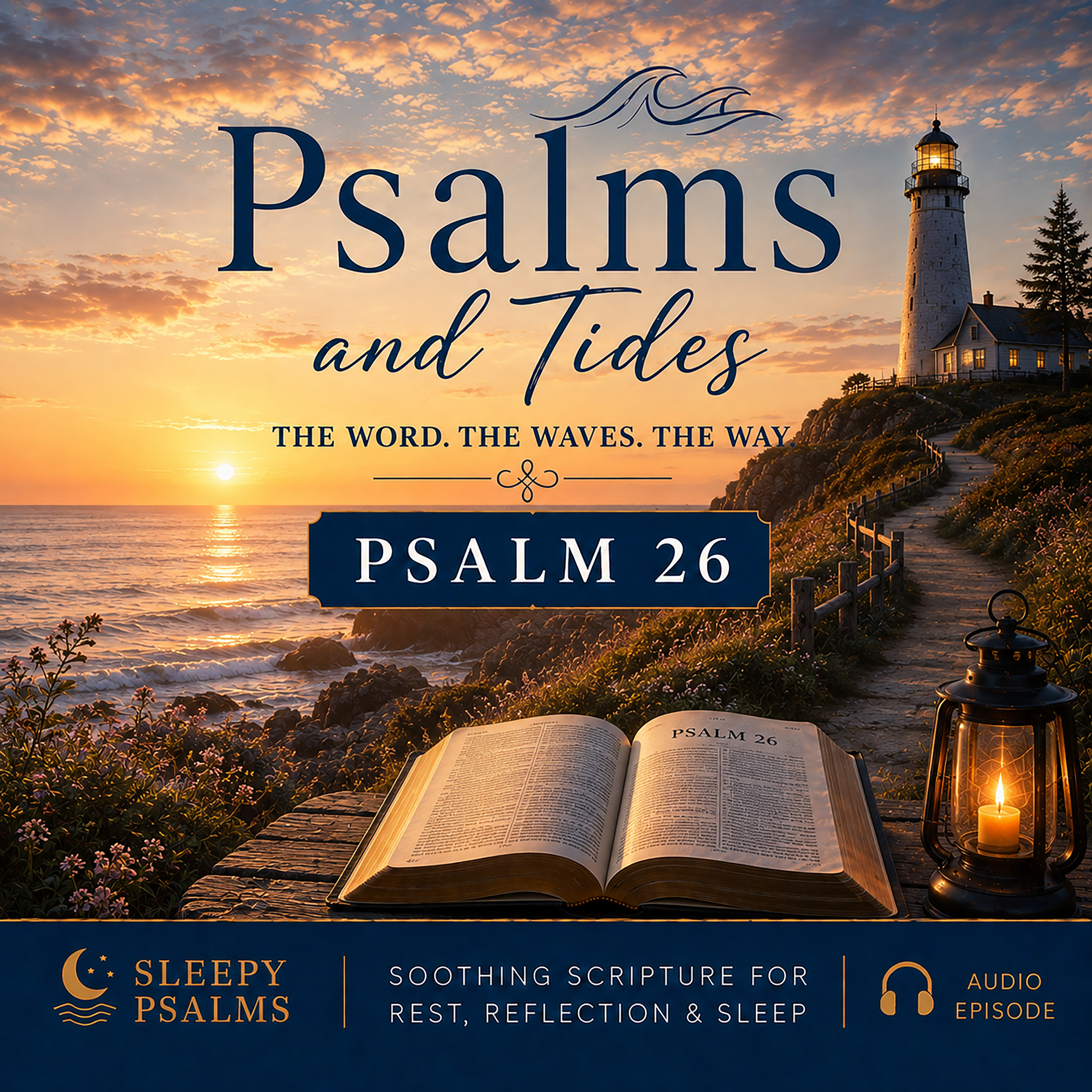 Psalm 26 with Ocean Waves | Psalms and Tides