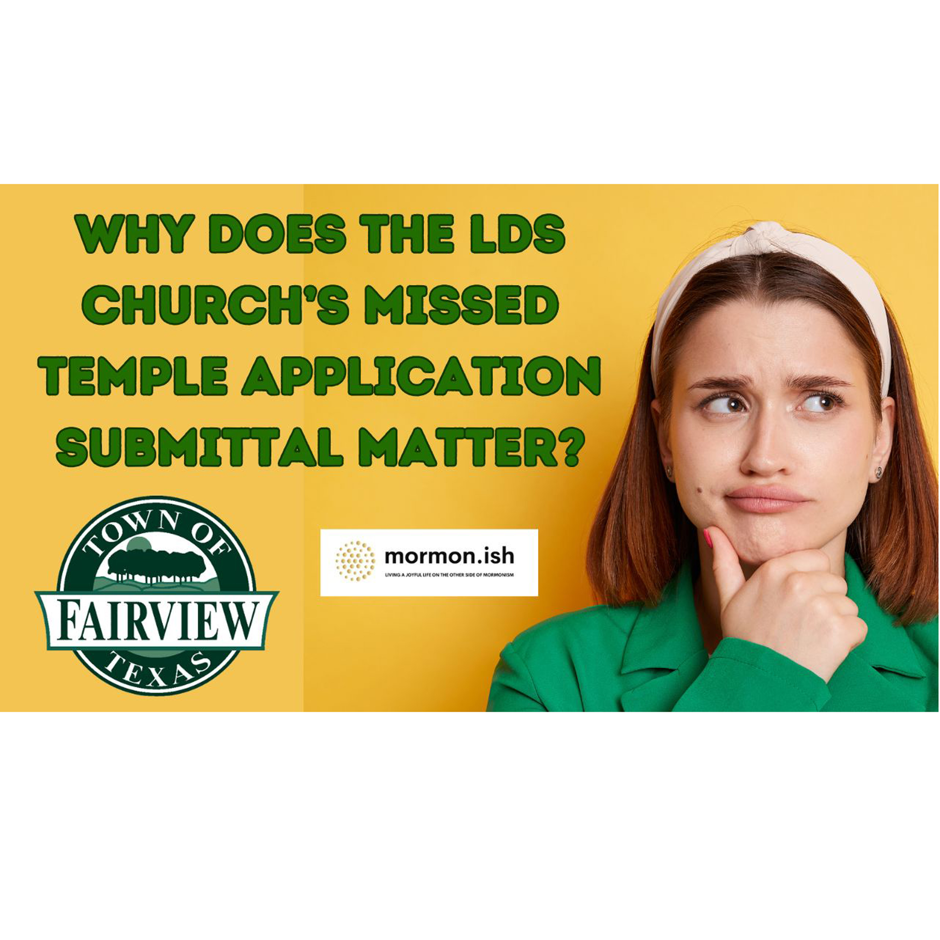 cover of episode Why Does the LDS Church's Missed Temple Application Submittal in Fairview Texas Matter?