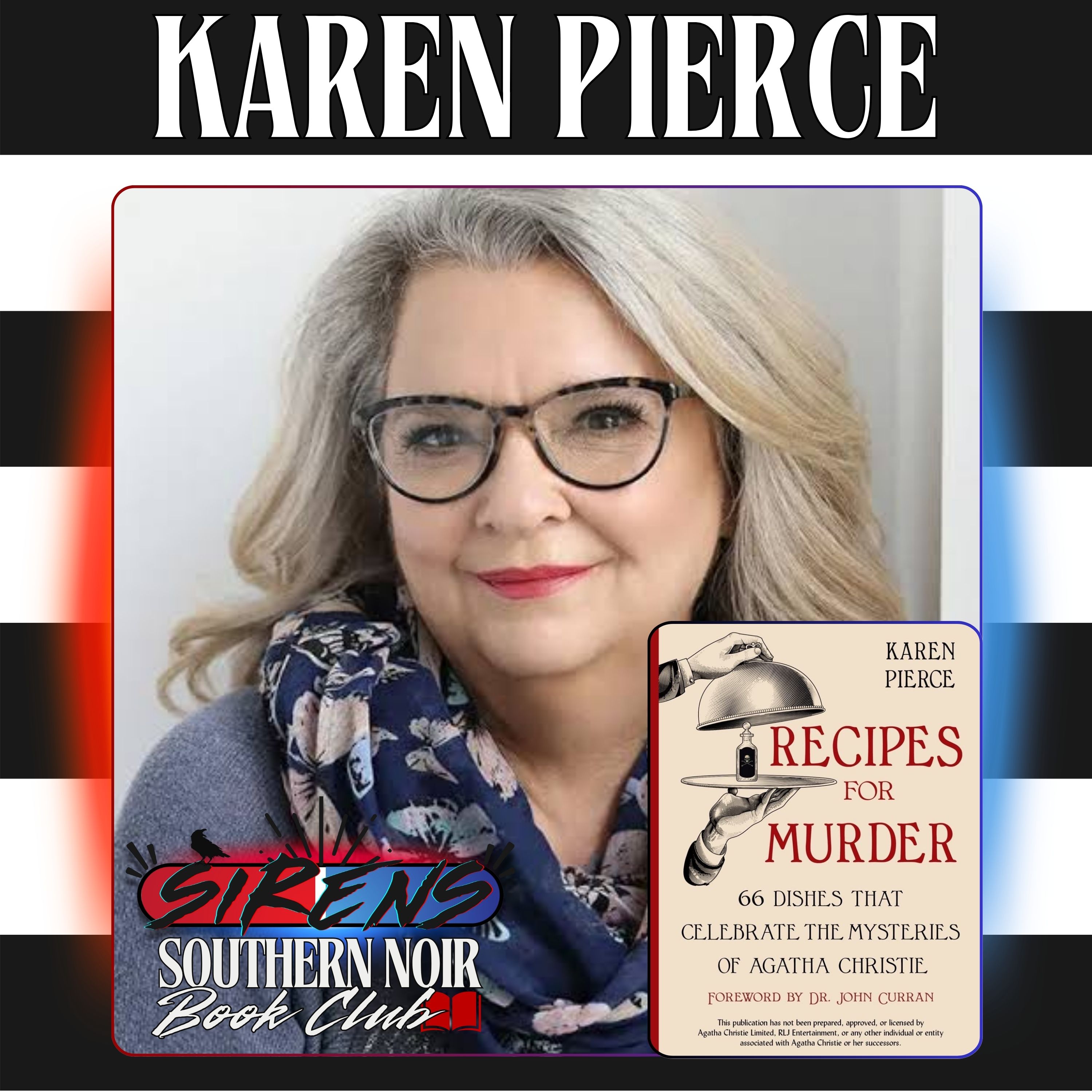 Southern Noir Book Club | Karen Pierce - Recipes for Murder Cookbook