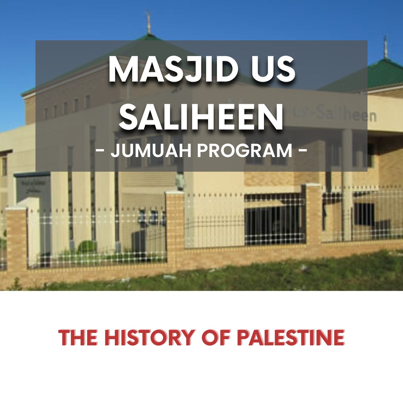 The history of Palestine