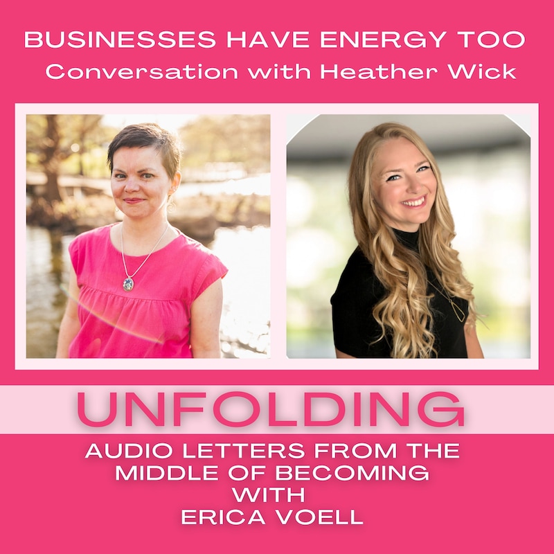 Artwork for podcast Unfolding: Audio Letters from the Middle of Becoming