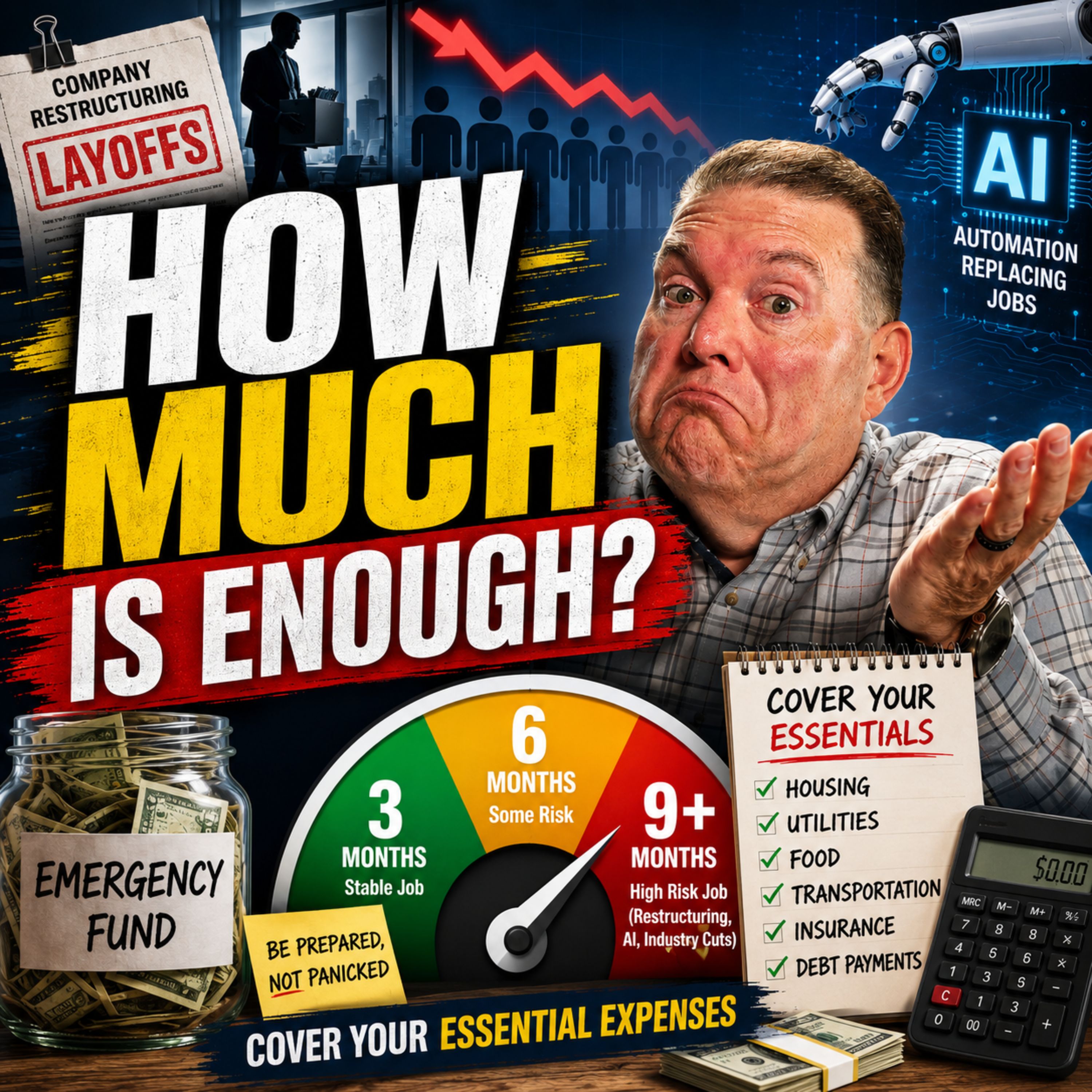 Everyone's Talking About Layoffs This Year. How Big Does My Emergency Fund Actually Need to Be?