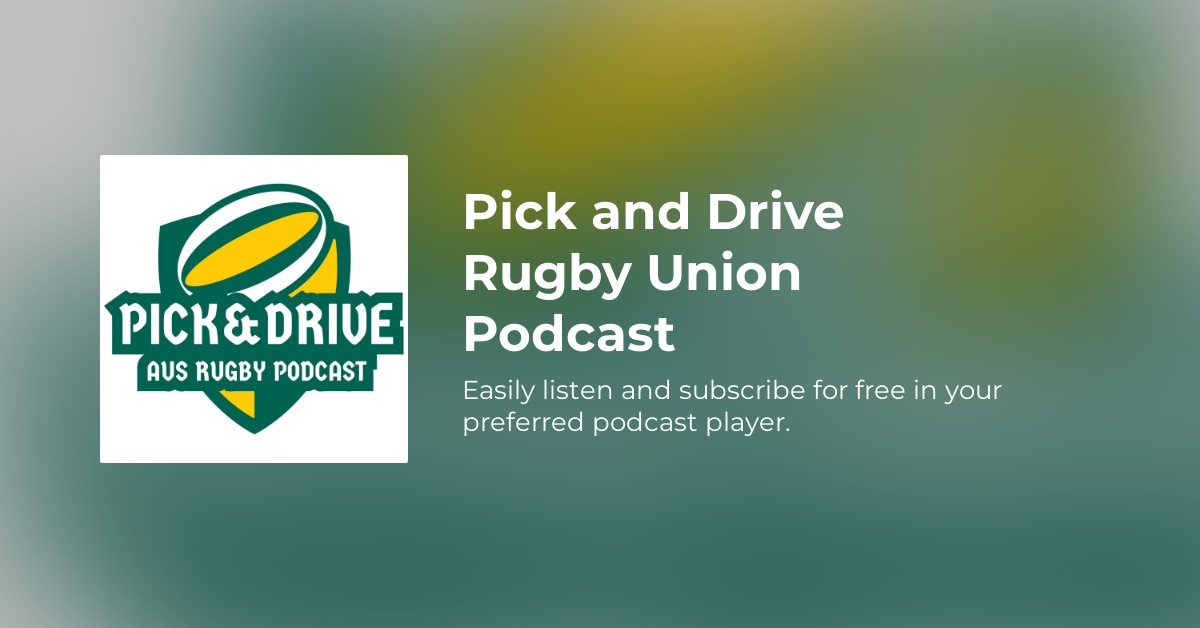 Pick & Drive Live with Nick McArdle Rugby Championship Round 5 Pick