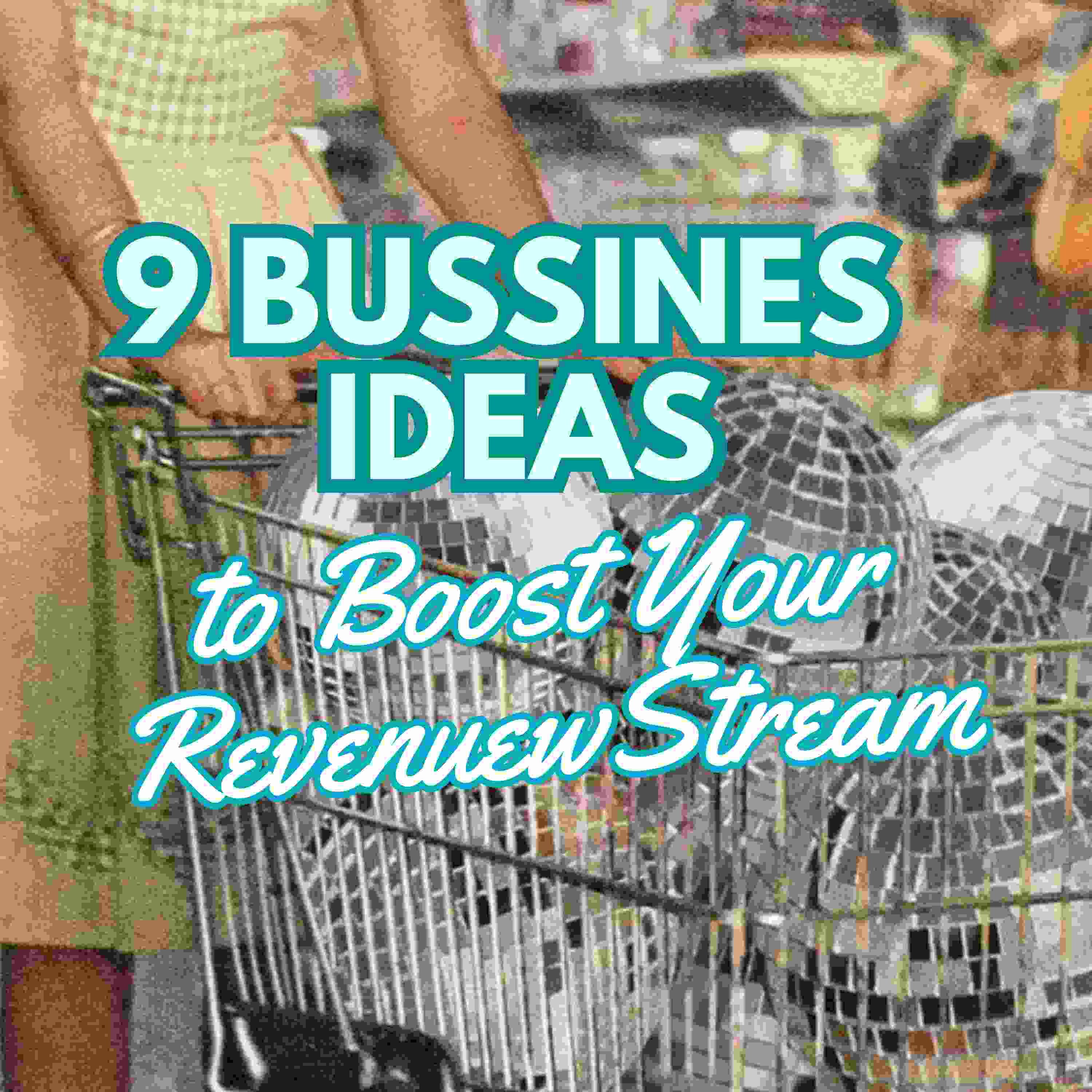 🤑9 BUSINESS IDEAS TO BOOST YOUR REVENUE STREAMS!