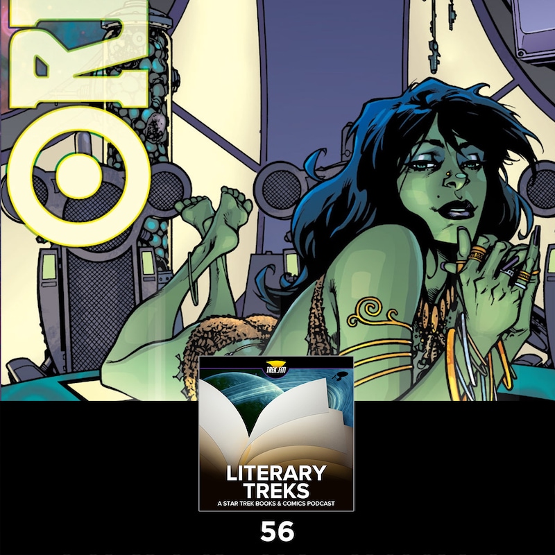 Artwork for podcast Literary Treks: A Star Trek Books and Comics Podcast