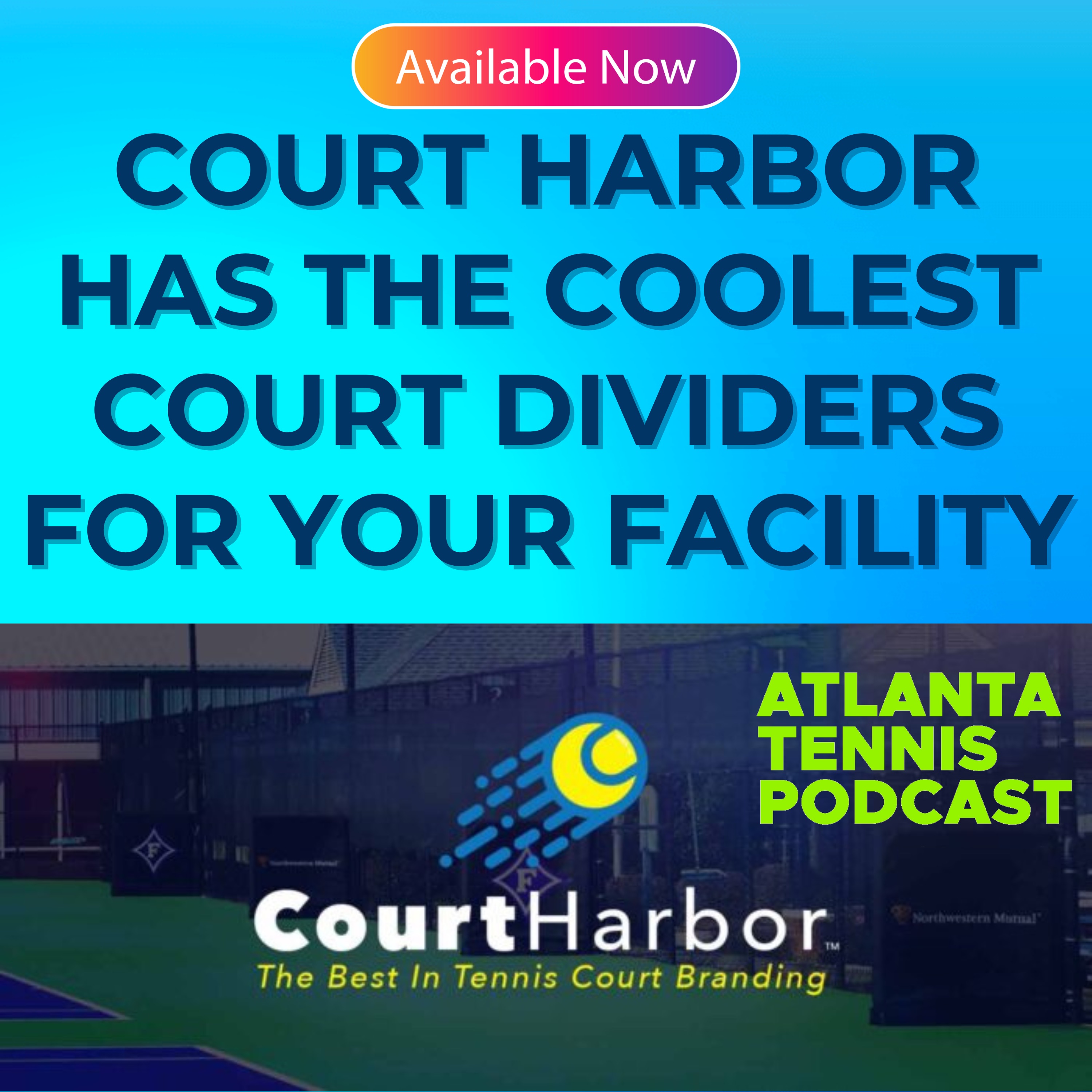 Court Harbor has the COOLEST Court Dividers for your Club, Neighborhood, or Facility