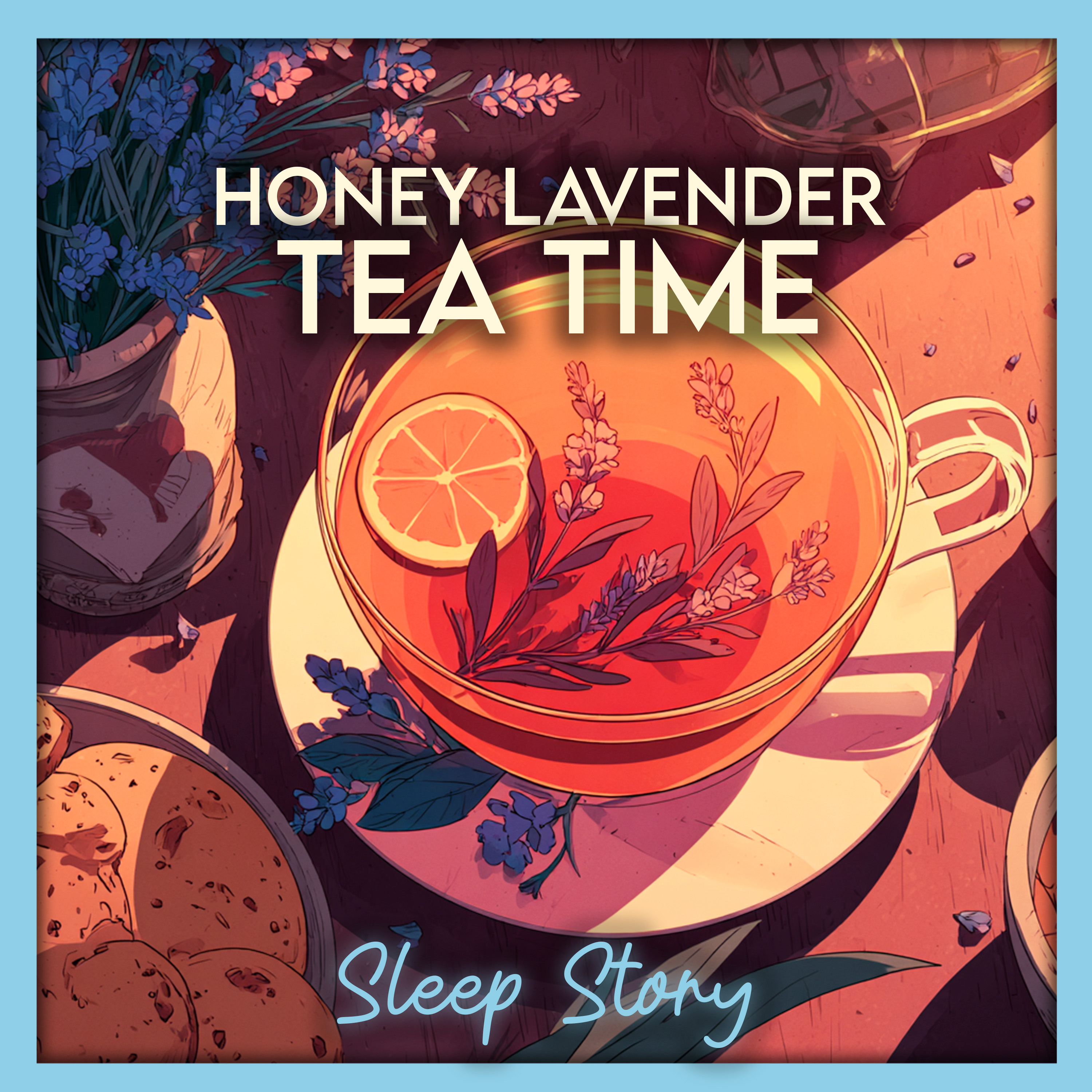 Lavender Fields, Honey Tea & Moonlight | A Cozy Bedtime Story for Adults for Anxiety Relief and Deep Sleep Aid episode artwork