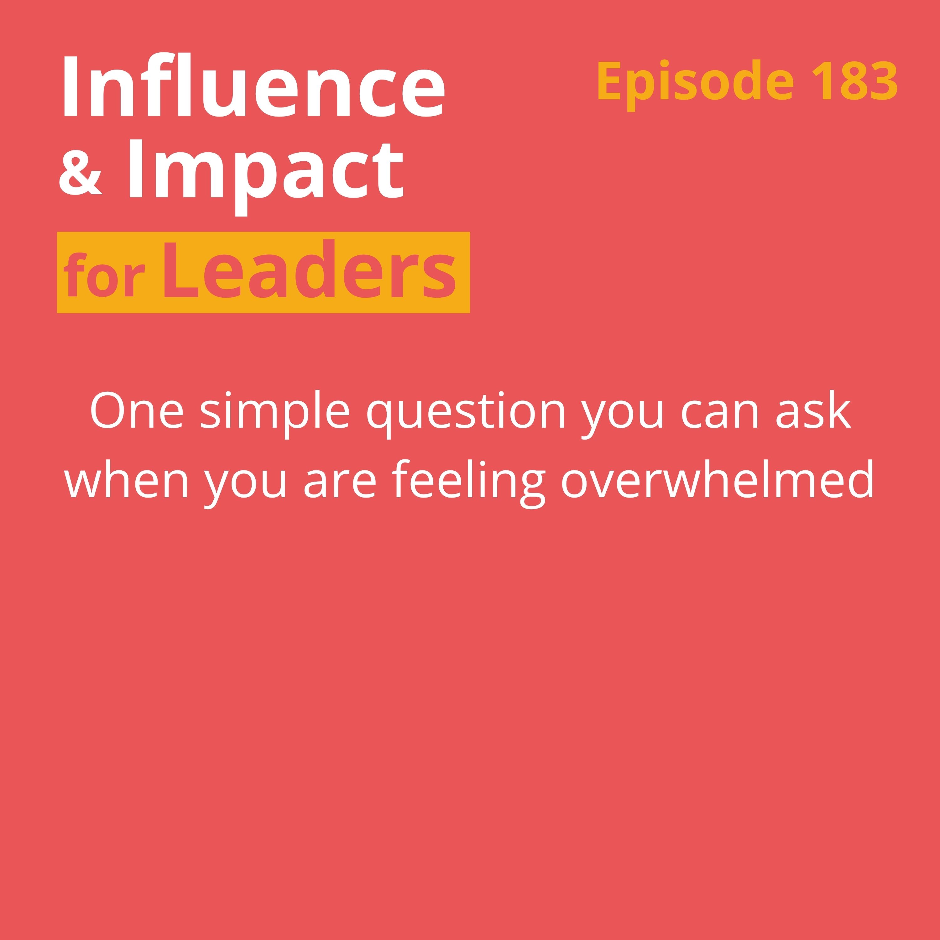 Influence & Impact for Leaders